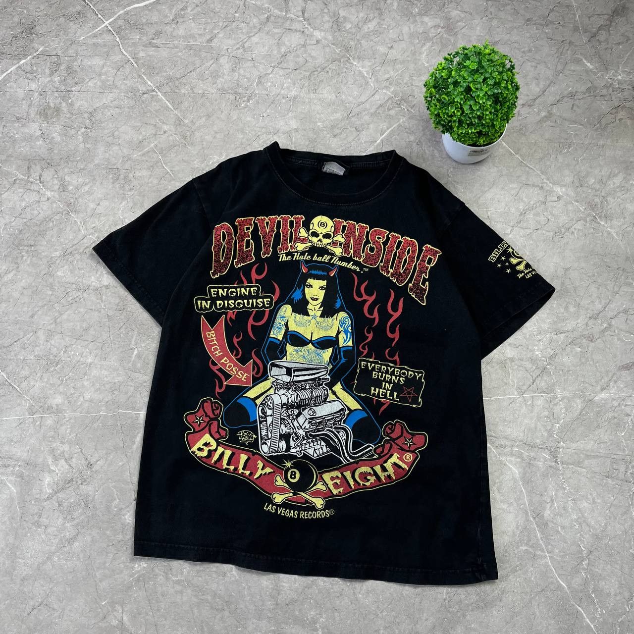 Hysteric Glamour Vintage Billy Eight Shirt Evil Indide Hysteric Glamour Size US M / EU 48-50 / 2 - 8 Thumbnail