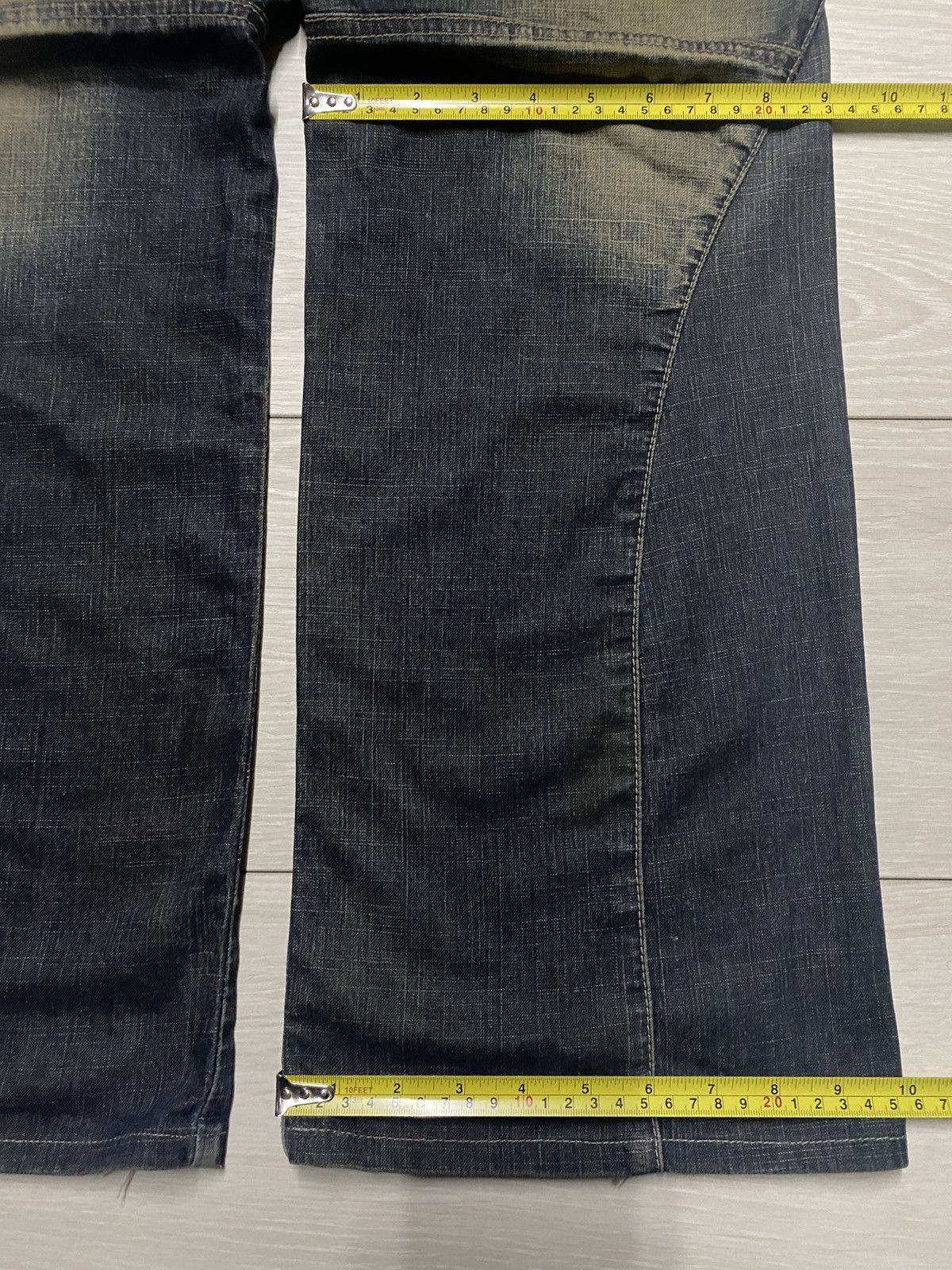 Marithe + Francois Girbaud Marithe Francois Girboud Mud Wash Whisker Super Baggy Size US 34 / EU 50 - 17 Thumbnail