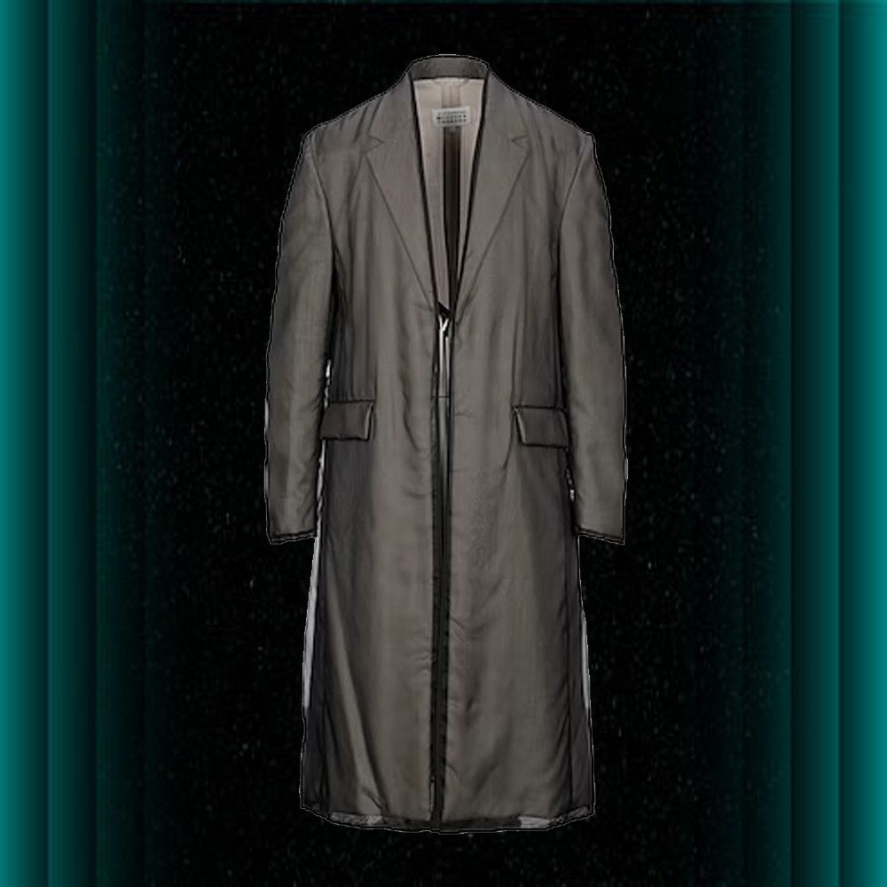 image of Maison Margiela O1Y0224 Overcoats In Black, Men's (Size Small)