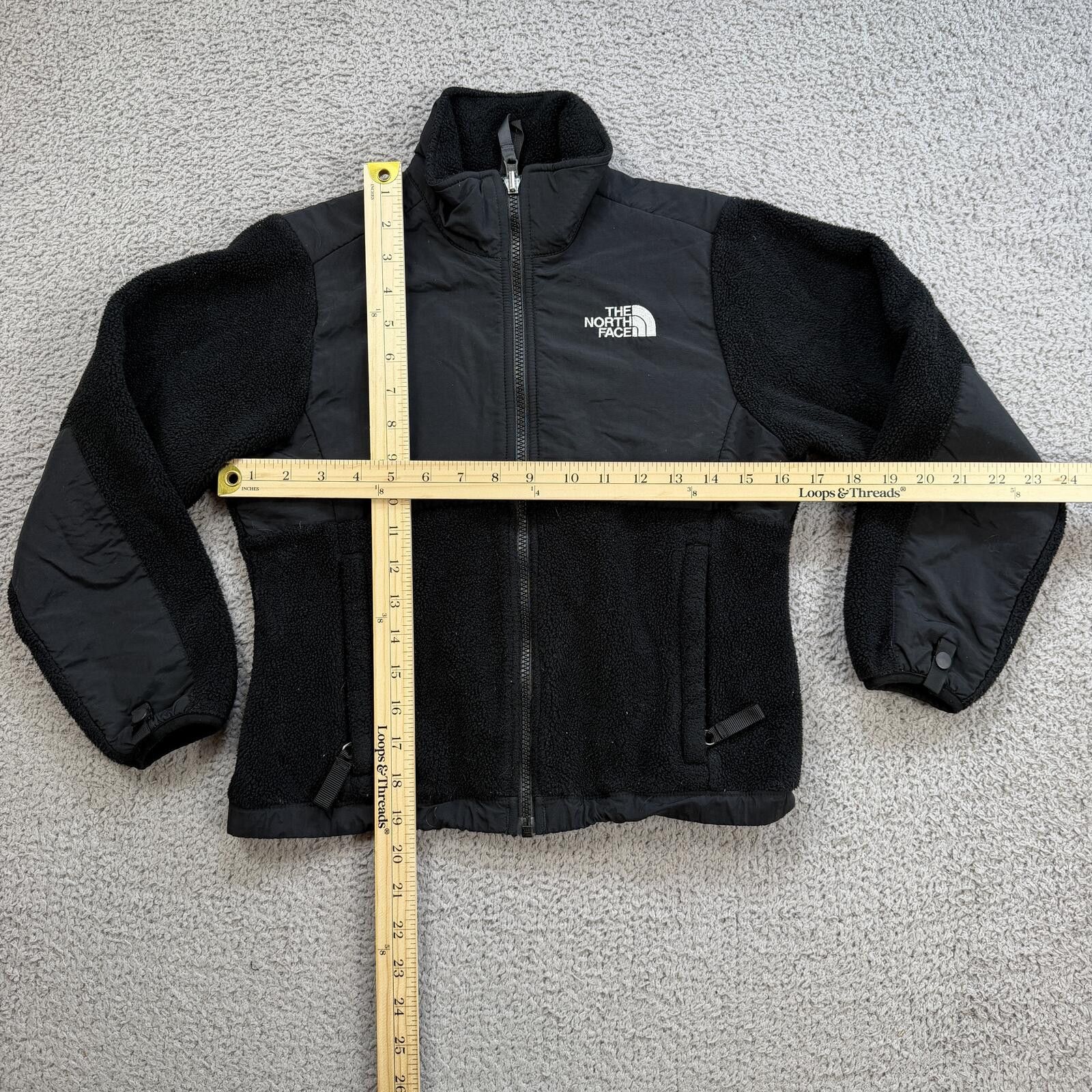 The North Face The North Face Girls S Black Denali Polartec Fleece Jacket Size S / US 4 / IT 40 - 3 Thumbnail