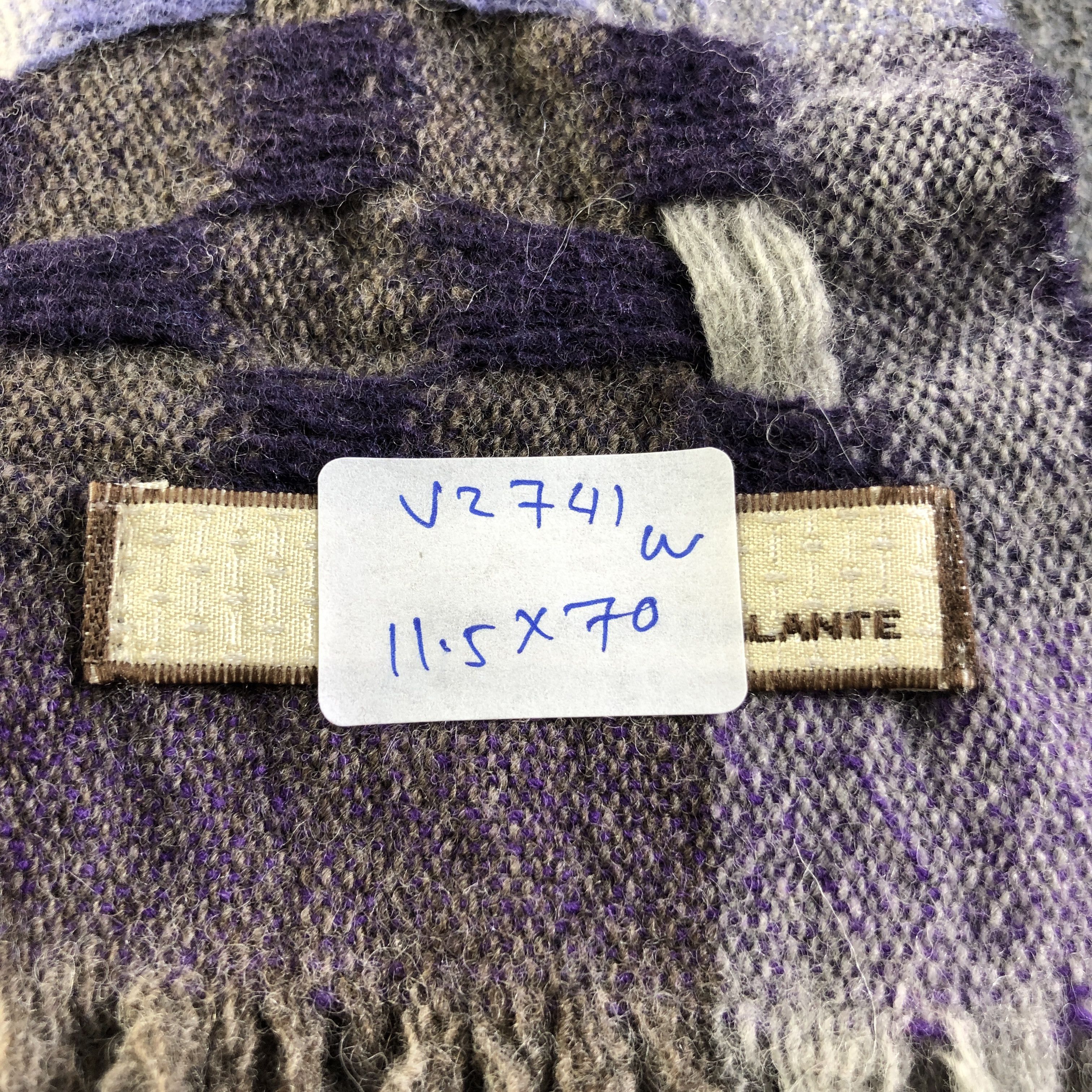 Vintage Gallarda Galante Wool Scarf Muffler V2741 Size ONE SIZE - 5 Thumbnail