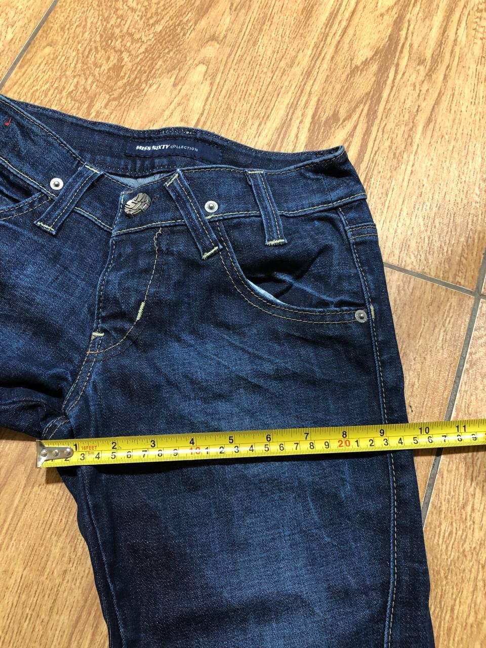 Miss Sixty MISS SIXTY Vintage Wash Jeans Regular Fit streetwear Size 23" - 9 Thumbnail