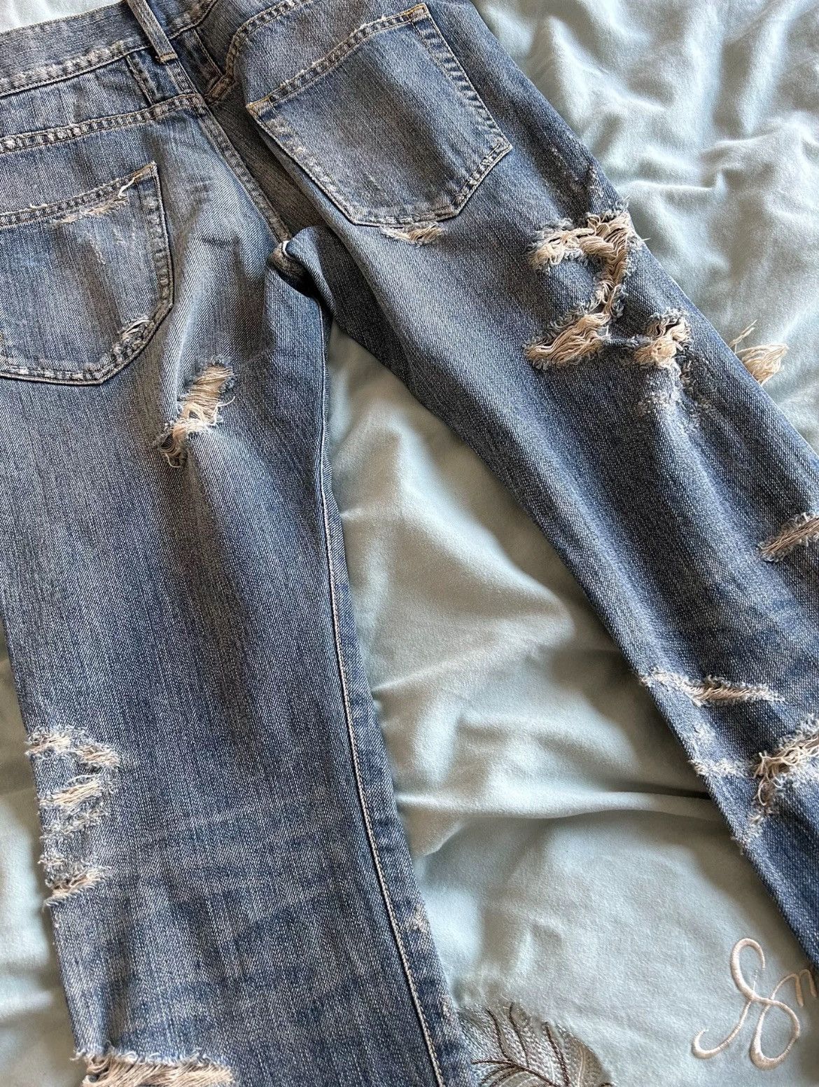Hedi Slimane × Saint Laurent Paris 13FW D02 Little Crash Jeans sz31/32 Size US 31 - 5 Thumbnail