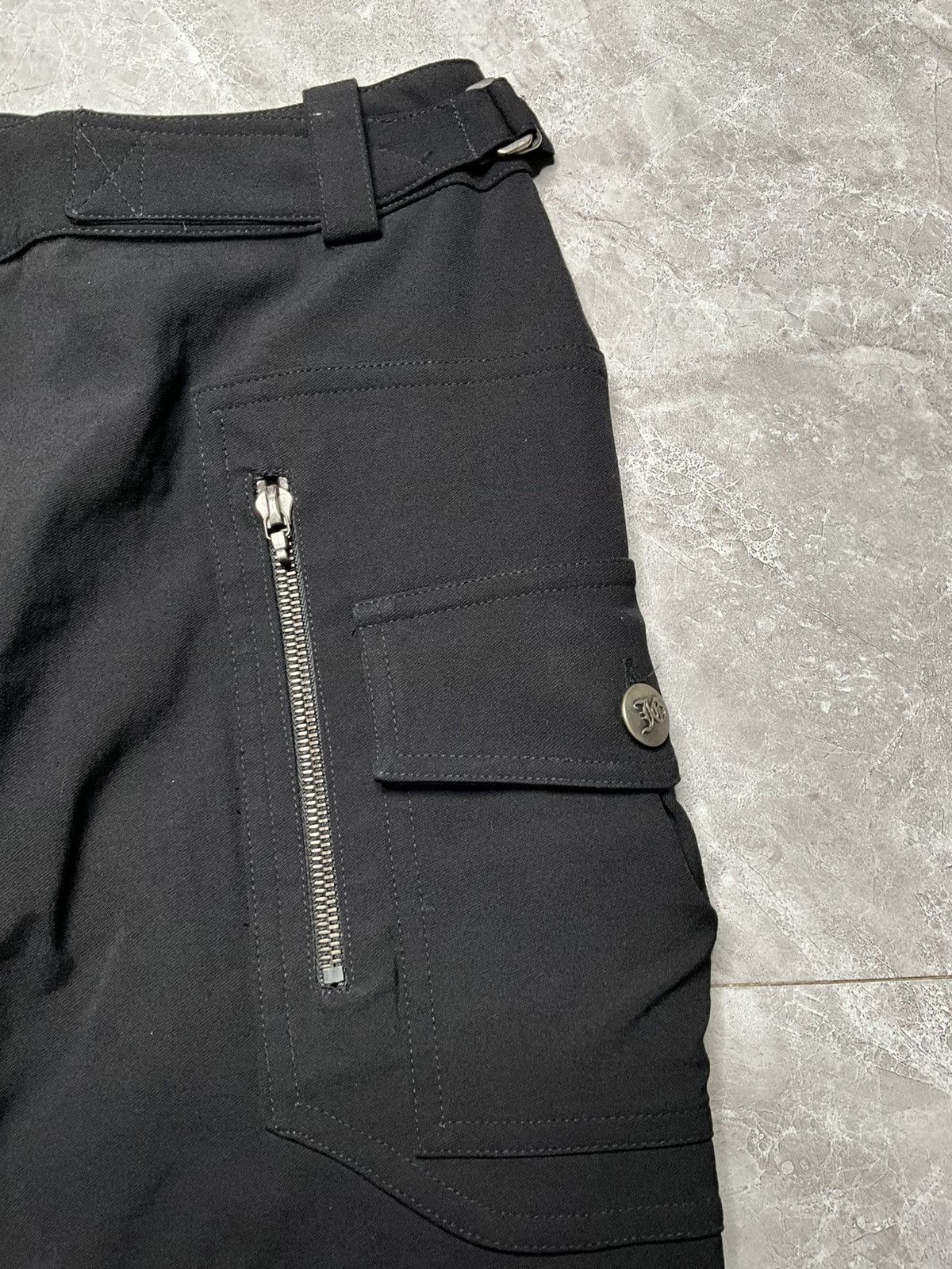 John Galliano John Galliano F/W 03 Flared Wool Belted Multi Pocket Cargos Size US 28 / EU 44 - 3 Thumbnail