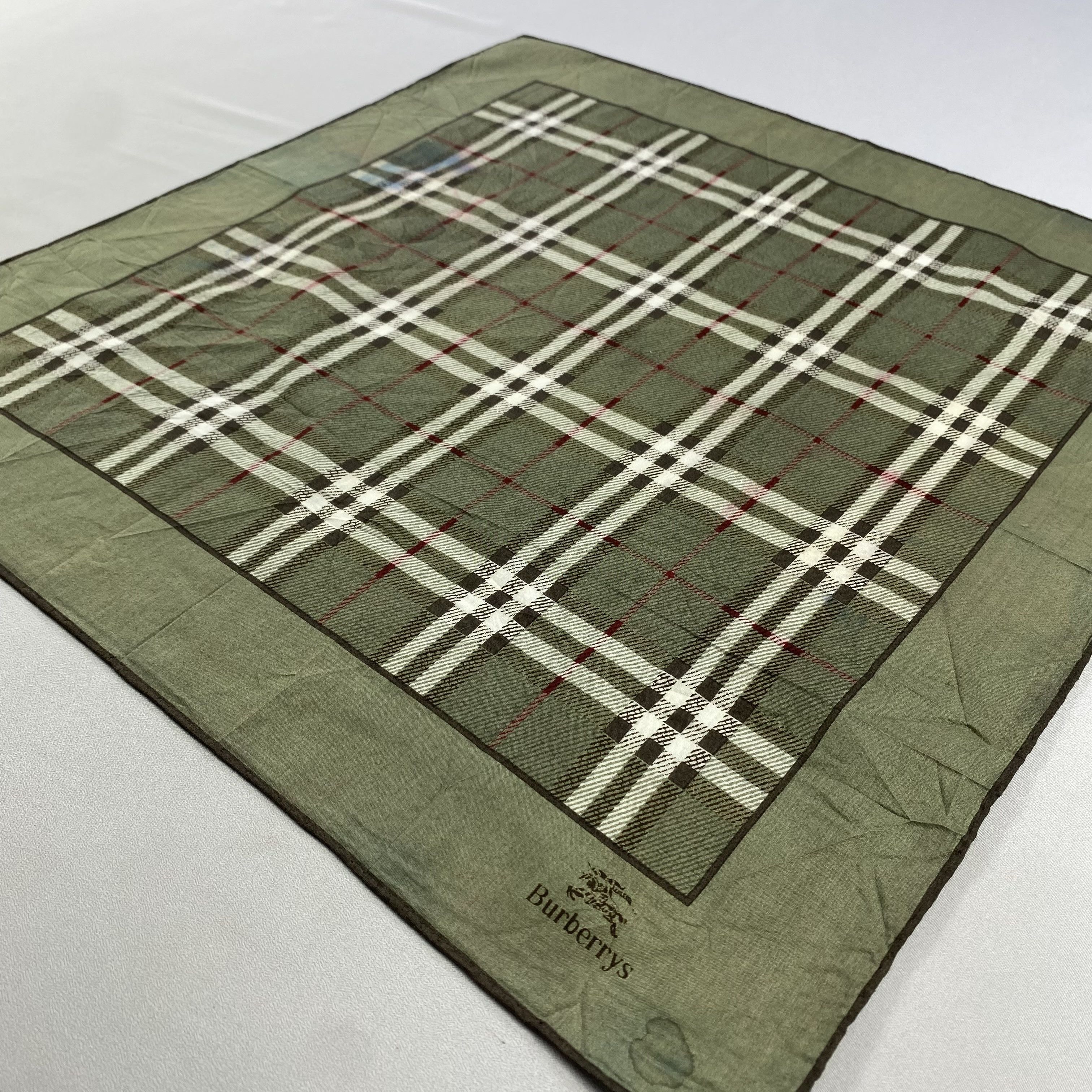 Burberry × Vintage Burberry Bandana/ Handkerchief / Neckerchief Size ONE SIZE - 4 Thumbnail