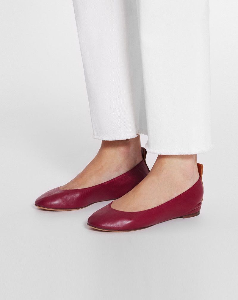 Lanvin o1y0326 Ballet Flats in Brick Size US 6 / IT 36 - 5 Thumbnail
