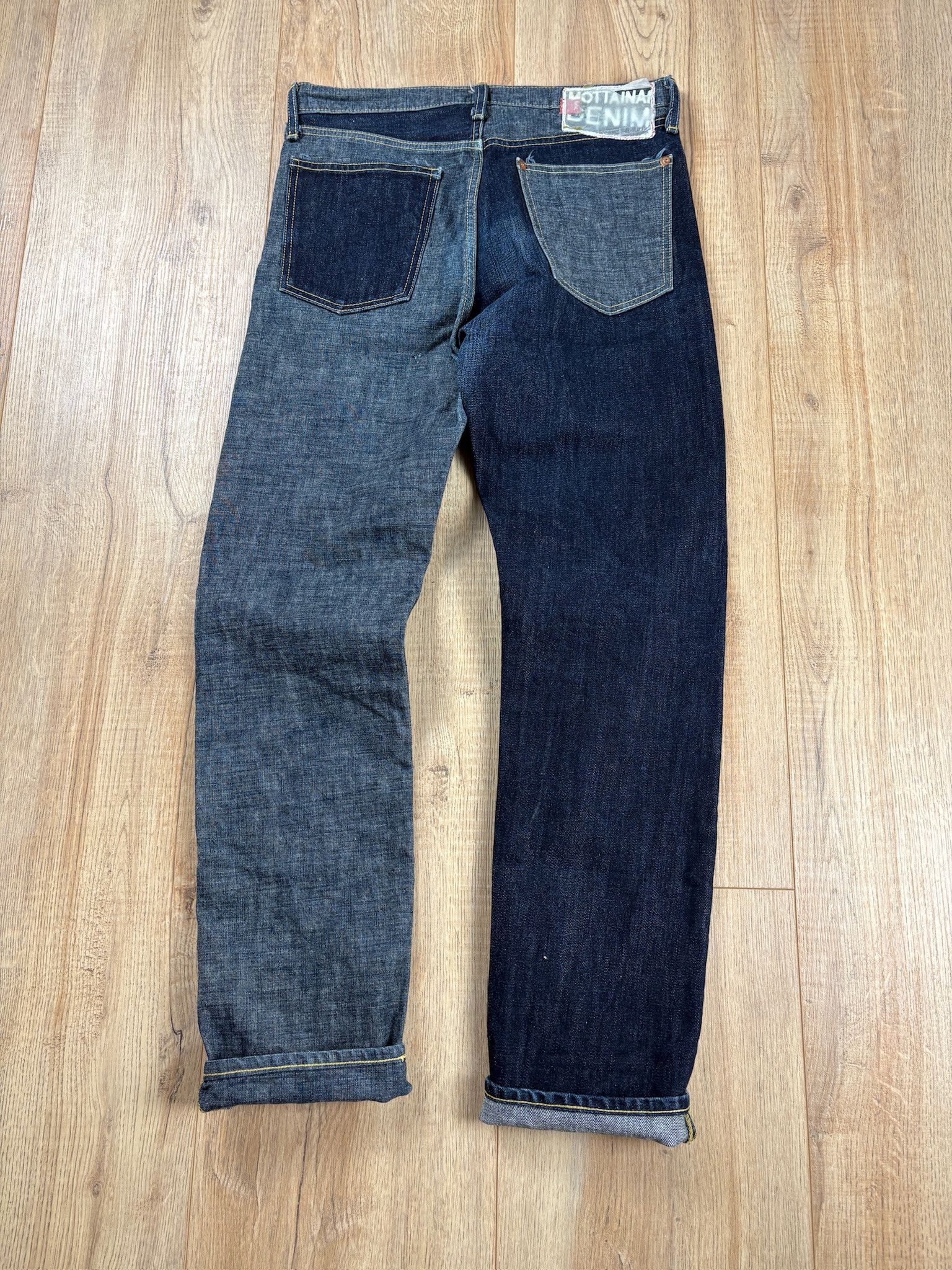 Kapital Kapital Two-tone Raw Unused Jeans Indigo Size US 30 / EU 46 - 14 Thumbnail