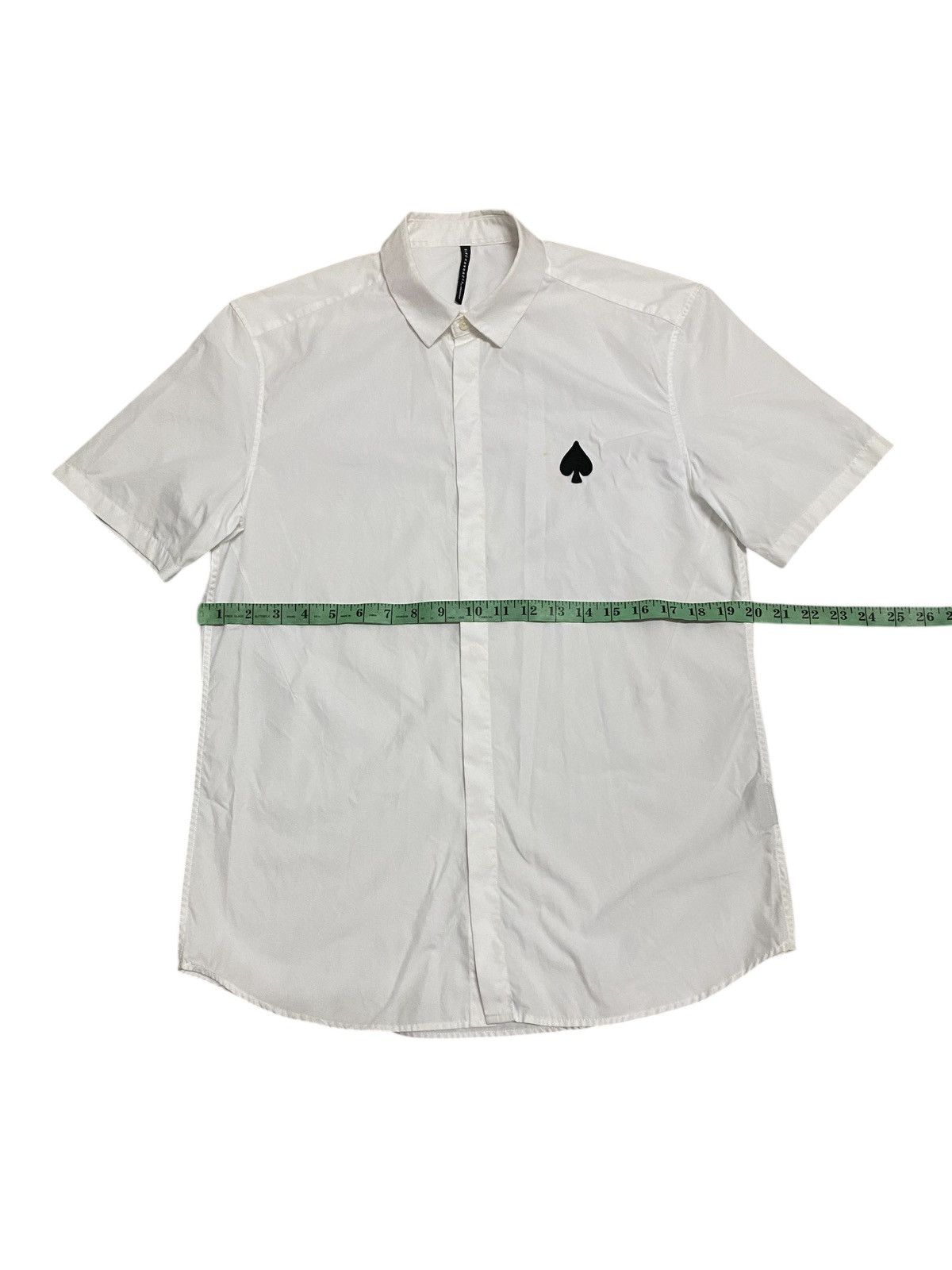 Japanese Brand × Neil Barrett × Vintage Vintage Black Barrett Spade Neil Barrett White Shirt Size US L / EU 52-54 / 3 - 10 Thumbnail