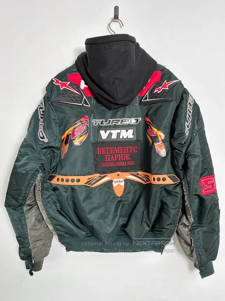 Other Vetements Racing Themed Silicone Bomber Cotton Jacket Size US S / EU 44-46 / 1 - 3 Thumbnail