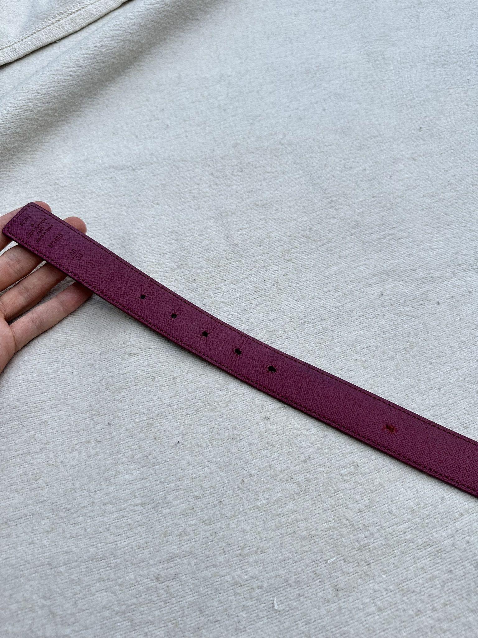 Louis Vuitton Louis Vuitton Belt Monogram Reversible Pink and Brown LV Size ONE SIZE - 12 Thumbnail