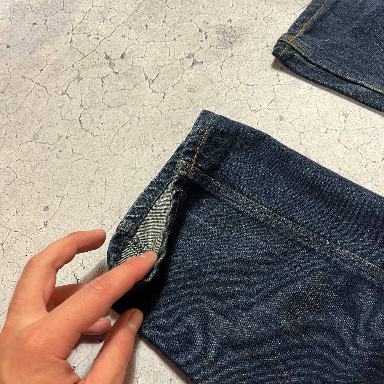Acne Studios Acne Studios Max Raw Denim Jeans Vintage Size US 34 / EU 50 - 10 Thumbnail