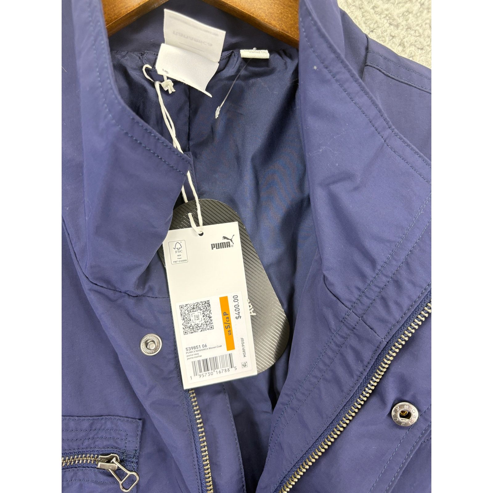 Puma $400 Puma X Nanamica Cordura Jacket Mens S Navy Blue Coat Size US S / EU 44-46 / 1 - 4 Thumbnail