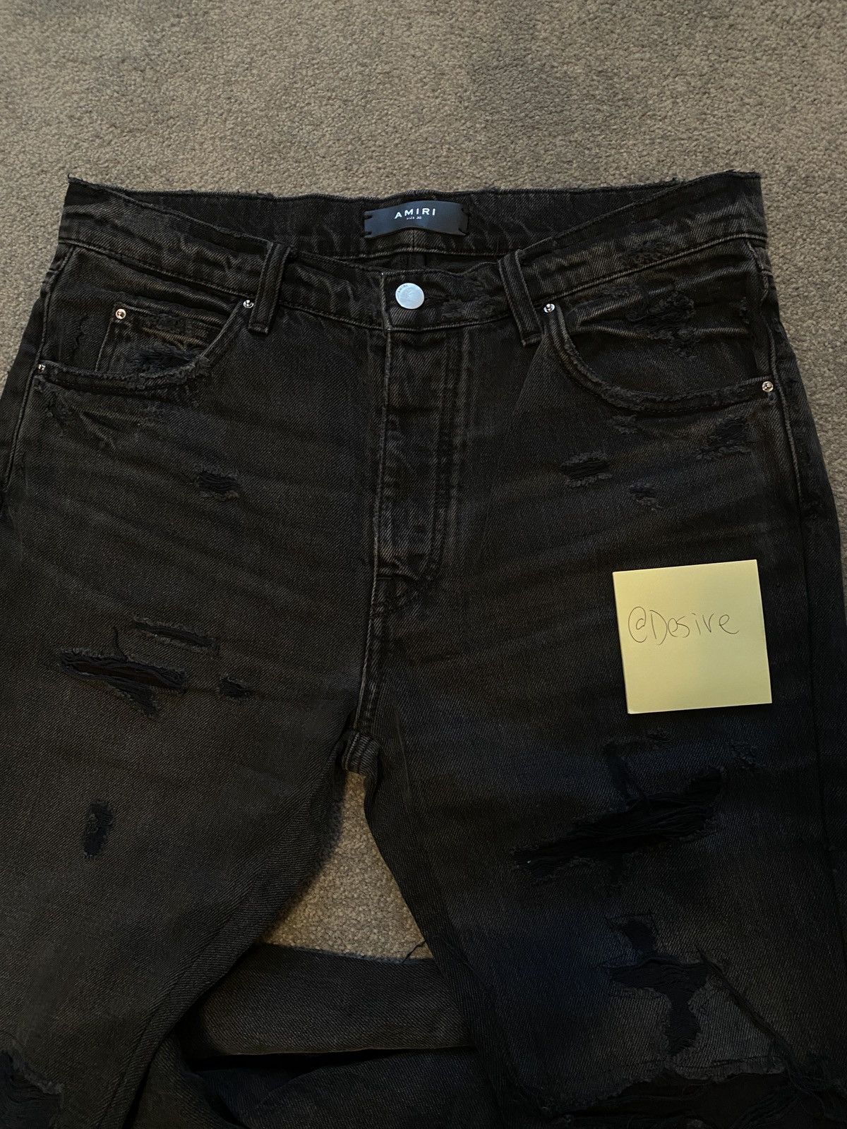 Amiri Amiri Thrasher Denim size 30 Size US 30 / EU 46 - 4 Thumbnail