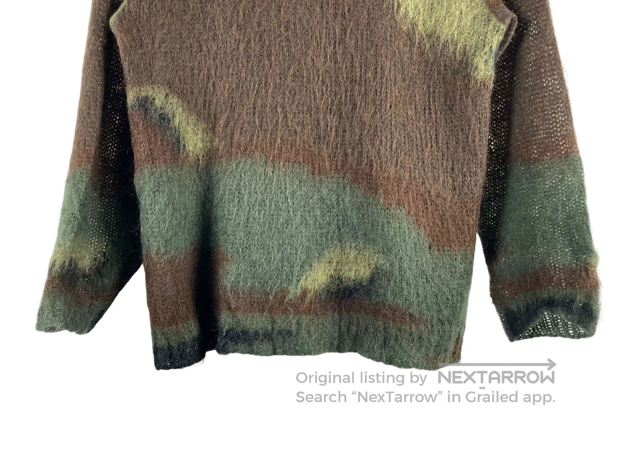 Junya Watanabe Junya Watanabe Camouflage Mohair Sweater Size US M / EU 48-50 / 2 - 4 Thumbnail