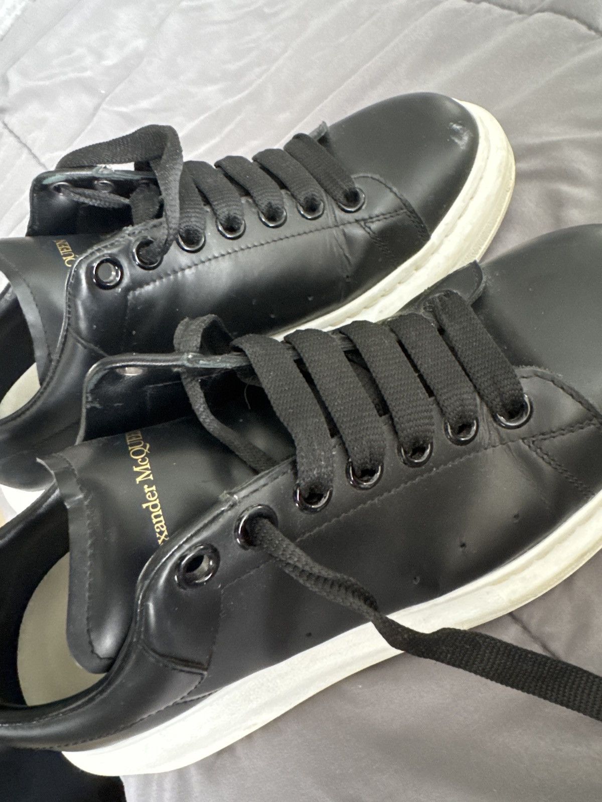 Alexander McQueen McQueen Oversized Leather Platform Sneakers Size US 8 / EU 41 - 6 Thumbnail