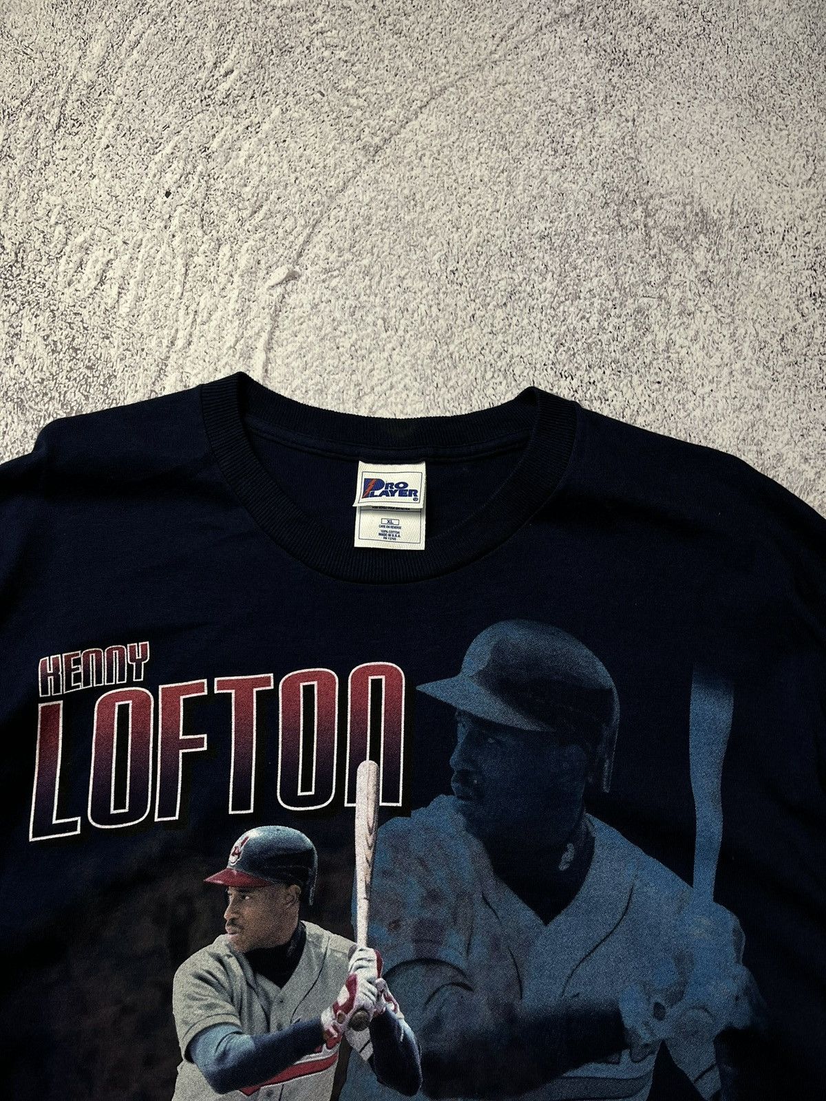 MLB Vintage 1996 Kenny Lofton Pro Player MLB Made in USA Tee Size US XL / EU 56 / 4 - 10 Thumbnail