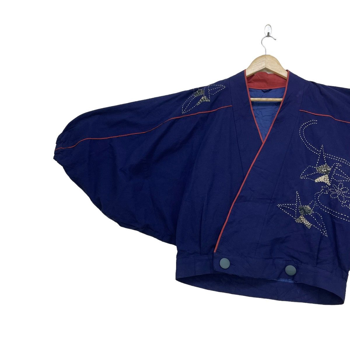 Issey Miyake × Traditional Weatherwear Japanese Traditional Kimono Wrap Jacket Size US M / EU 48-50 / 2 - 5 Thumbnail