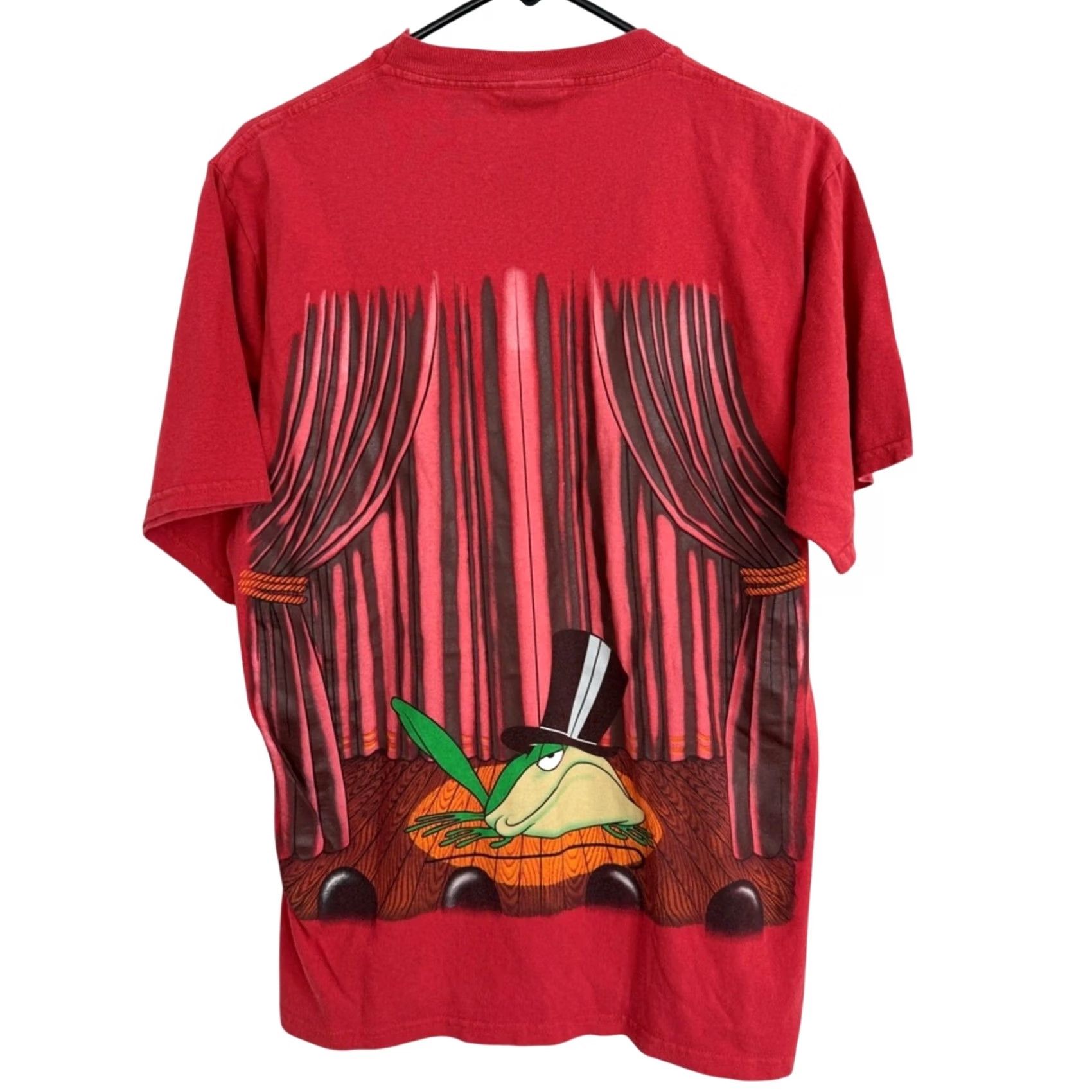 Changes VINTAGE Changes Shirt Mens L Red Michigan Frog Double Sided Tee 90s Warner Bros Size US L / EU 52-54 / 3 - 2 Thumbnail