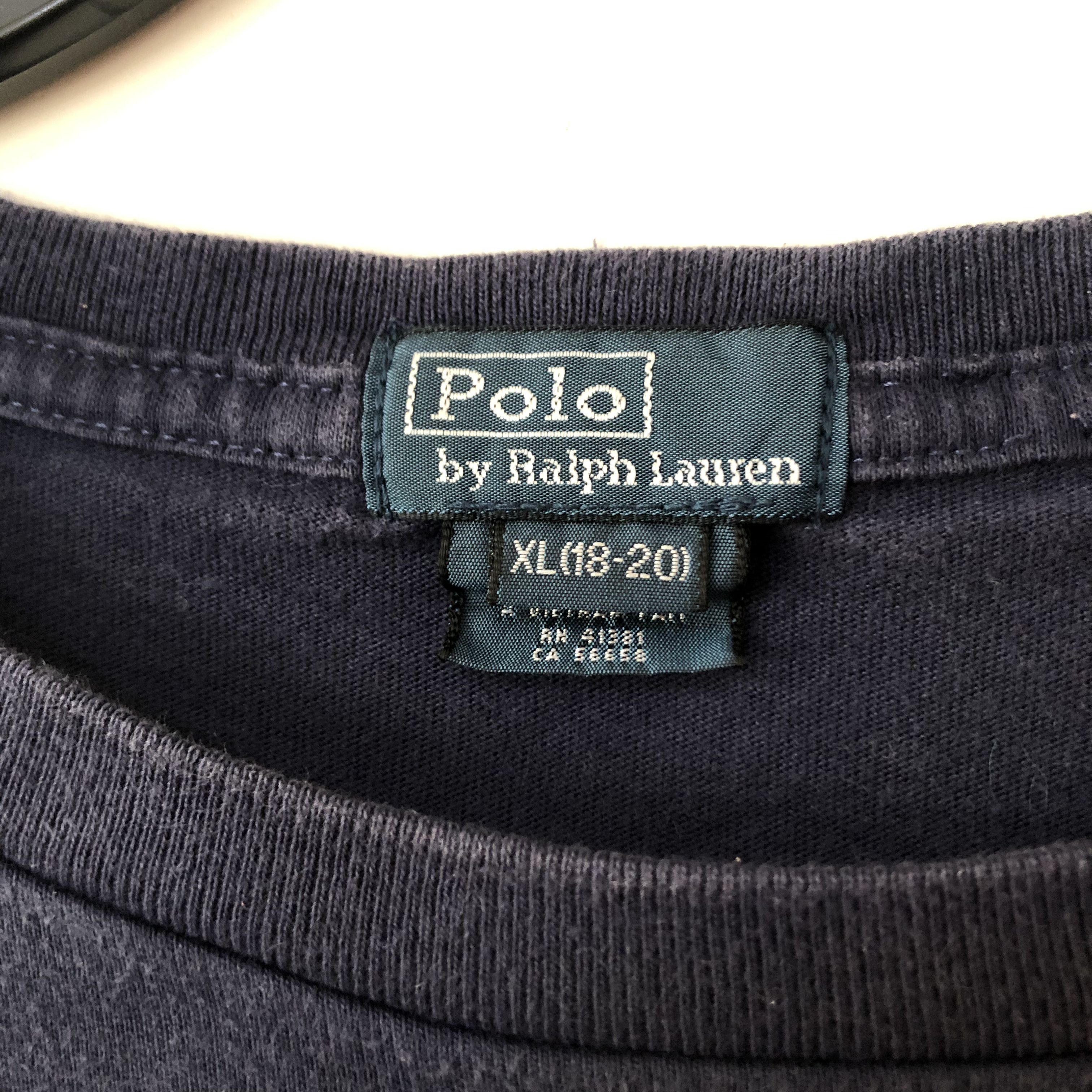 Polo Ralph Lauren Vintage Polo Ralph Lauren Youth T-Shirt Size XL (18-20) Size US XL / EU 56 / 4 - 5 Thumbnail