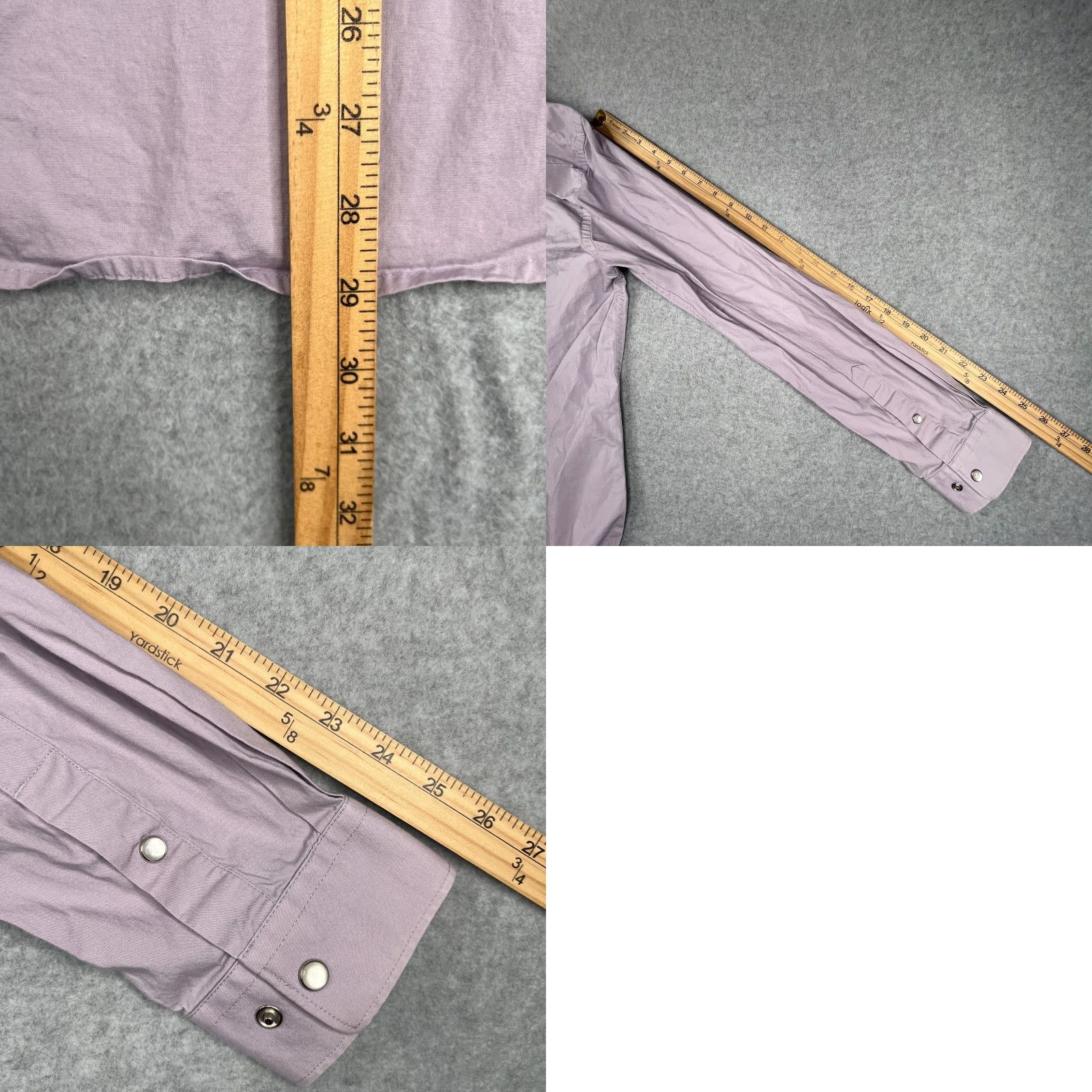 Express Express Shirt Large Lavender Pearl Button-Up Long Sleeve Mens Size US L / EU 52-54 / 3 - 8 Thumbnail