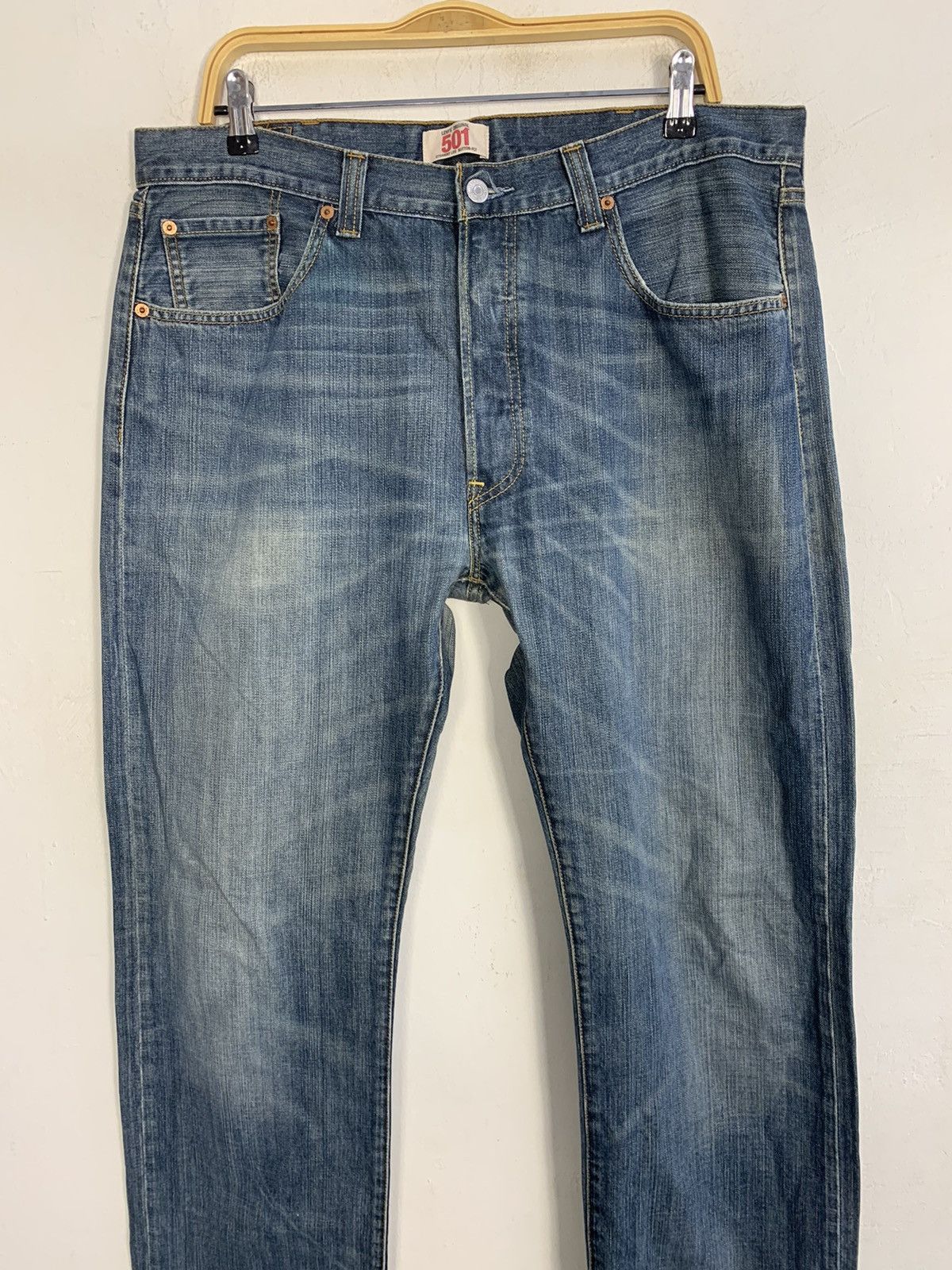 Levi's 90s Levi’s Strauss Lot 501 Regular Cut Buttonfly Indigo Jean Size US 36 / EU 52 - 3 Thumbnail