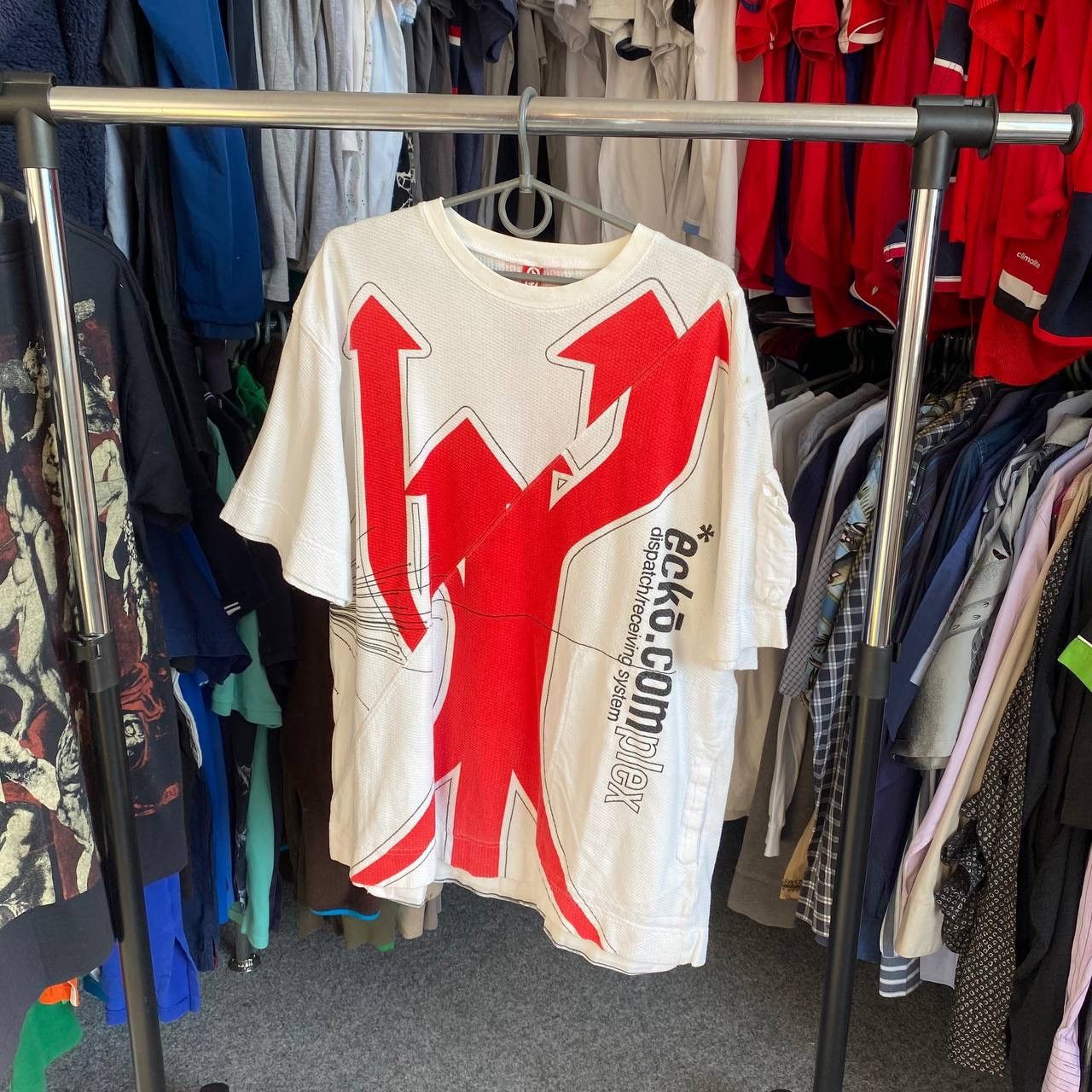 Ecko Unltd. × Japanese Brand Vintage Ecko Unlimited Overprinted y2k Japanese tee Size US L / EU 52-54 / 3 - 1 Thumbnail