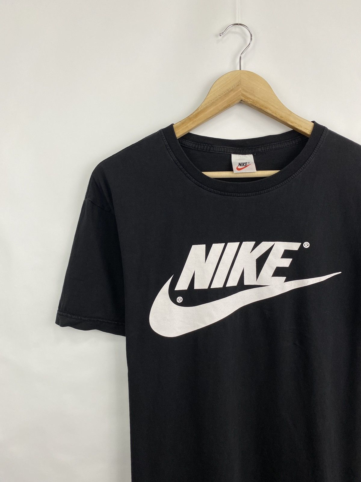 Nike 🇺🇸 Vintage 90s Nike T-Shirt Made in USA Rare Retro Size US M / EU 48-50 / 2 - 2 Thumbnail