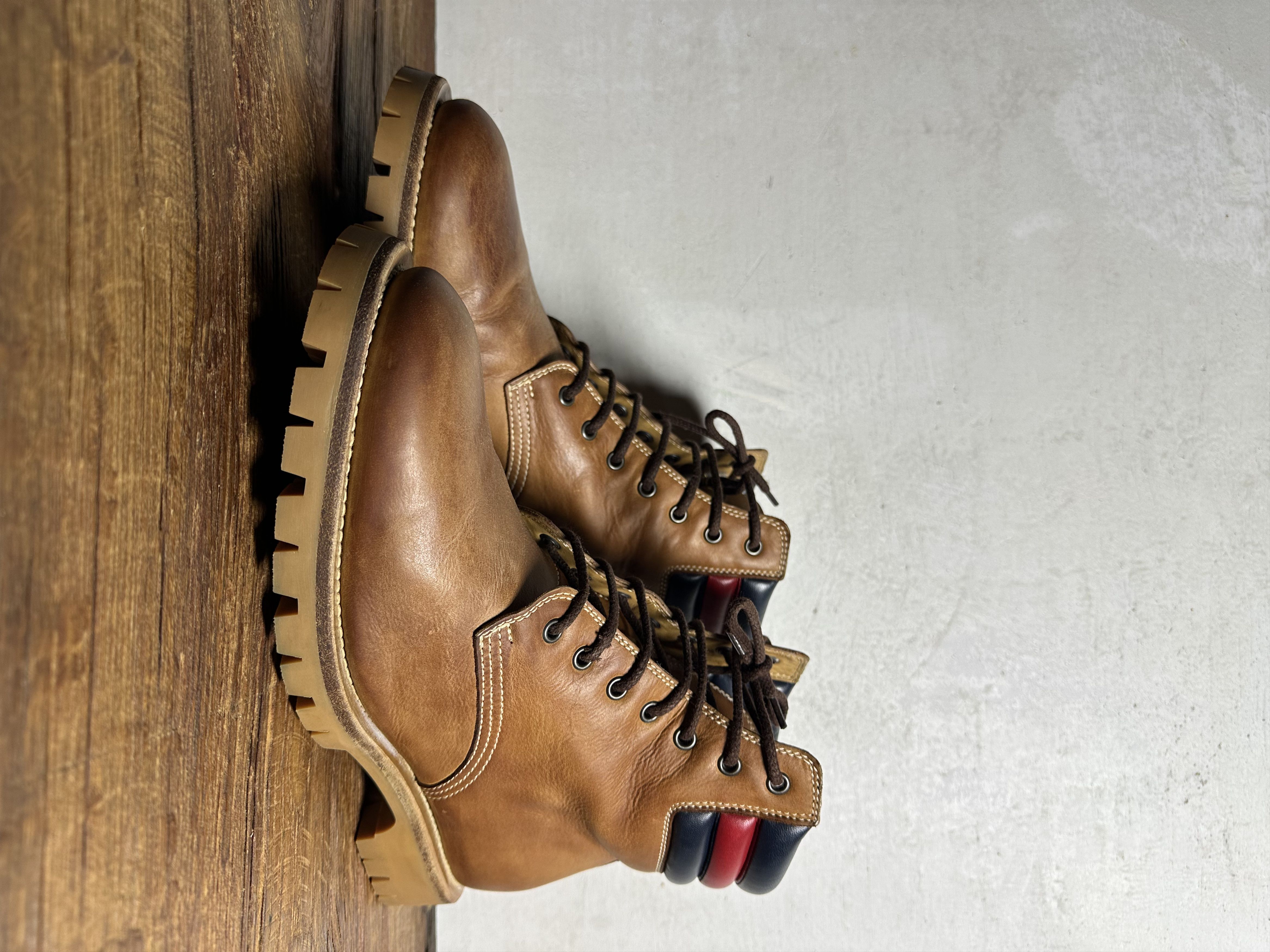 Gucci Marland boots Gucci Gucci Marland Tan Suede Hiking Boots | Grailed main image 3