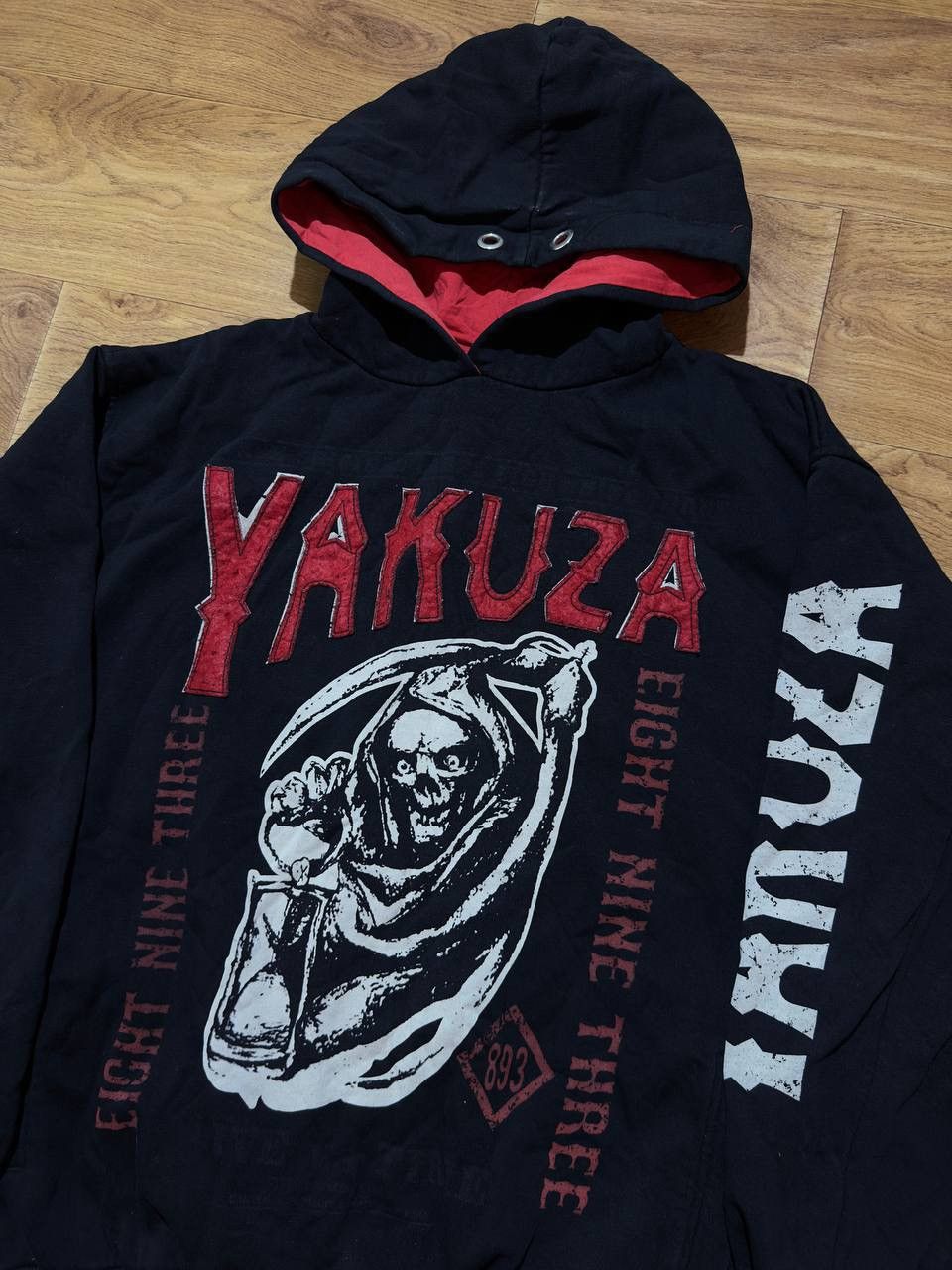 Ed Hardy Vintage Hoodie Yakuza Big Logo Japanase Style Streetwear Y2K Size US XL / EU 56 / 4 - 3 Thumbnail