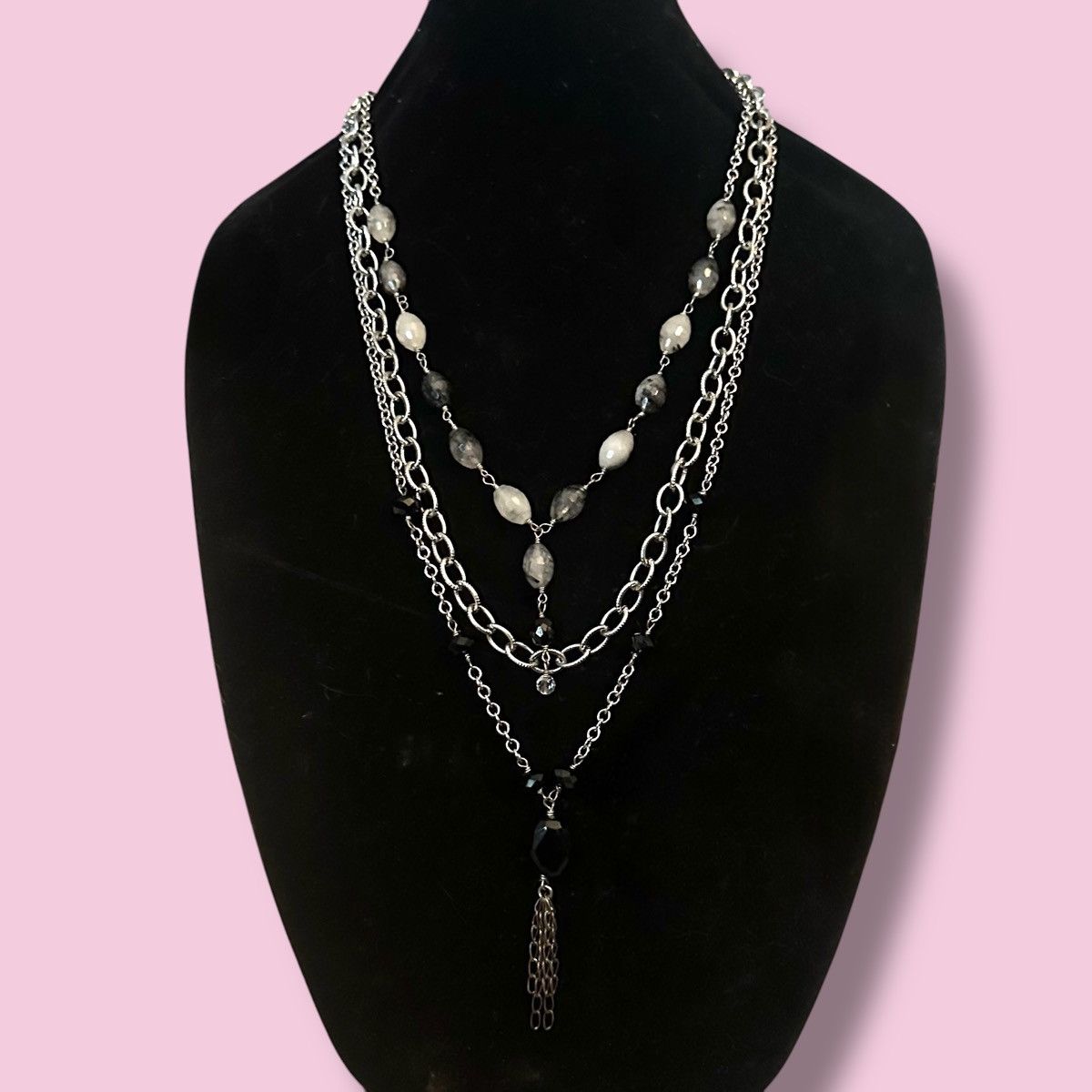Other Rhonda Fox multi strand strand quartz bead layered necklace Size ONE SIZE - 1 Thumbnail