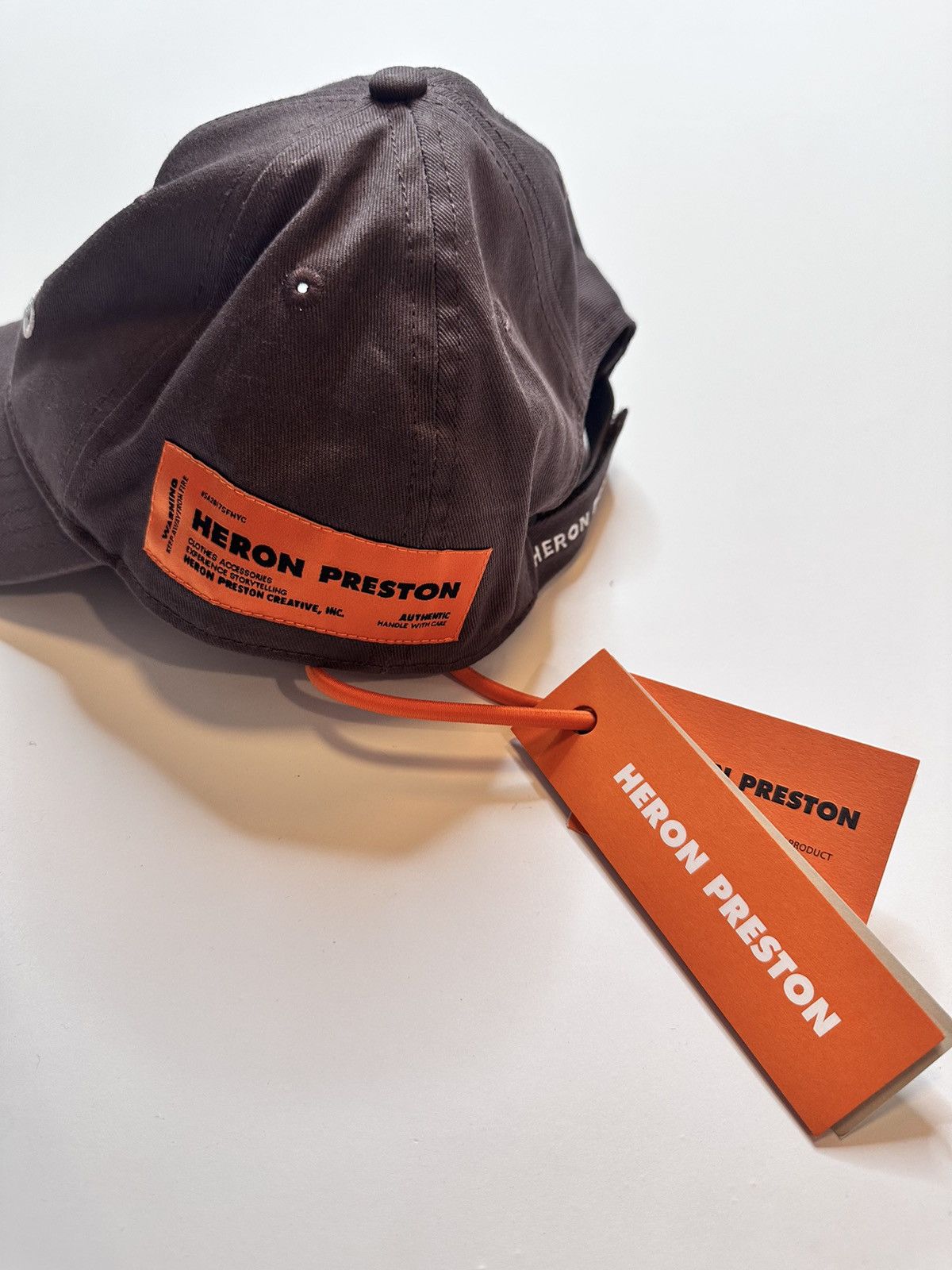 Heron Preston Heron Preston Brown Logo Cap Size ONE SIZE - 3 Thumbnail