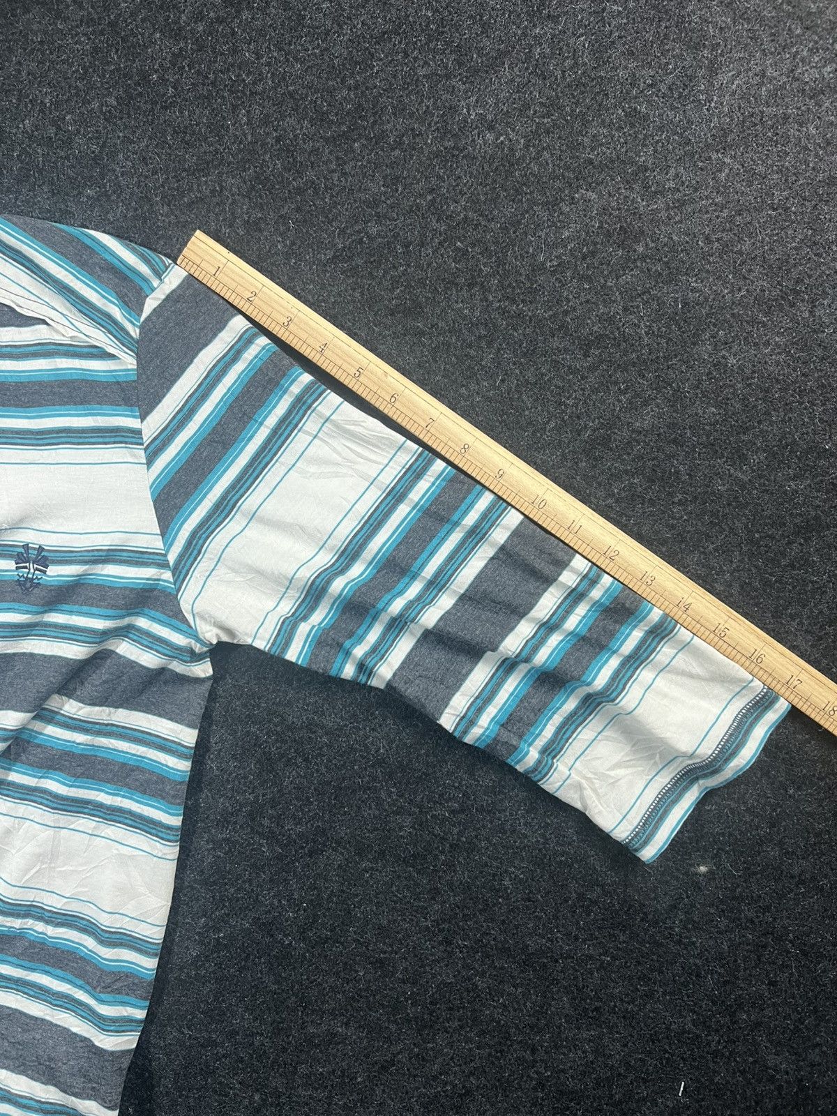 Marithe + Francois Girbaud Marithe Francois Girbaud Stripe Collar Polo Rare Size US L / EU 52-54 / 3 - 9 Thumbnail