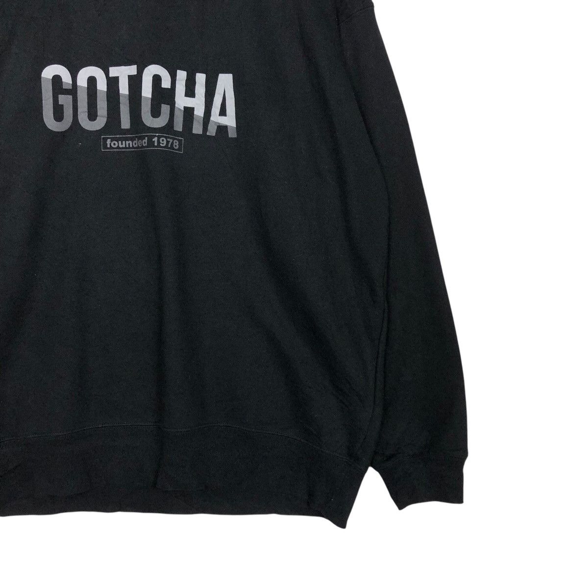 Gotcha × Japanese Brand 📌Vintage Sweatshirt Gotcha Big Logo Design Over Print Size US XL / EU 56 / 4 - 6 Thumbnail