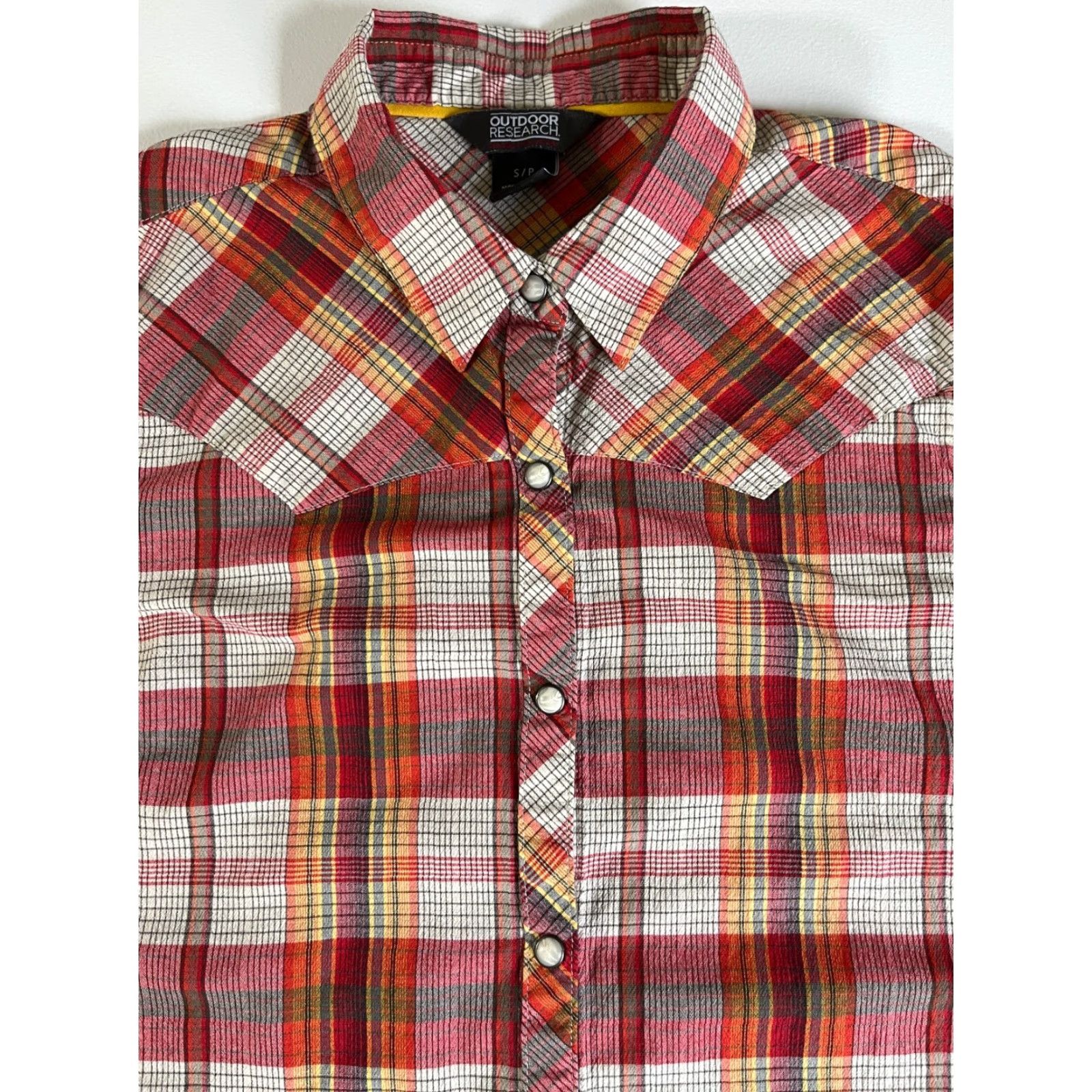 Outdoor Research Outdoor Research Women's Jolene Snap Front Shirt Plaid Sz S Red Shirts Western Outdoor Jewelry Size S / US 4 / IT 40 - 4 Thumbnail