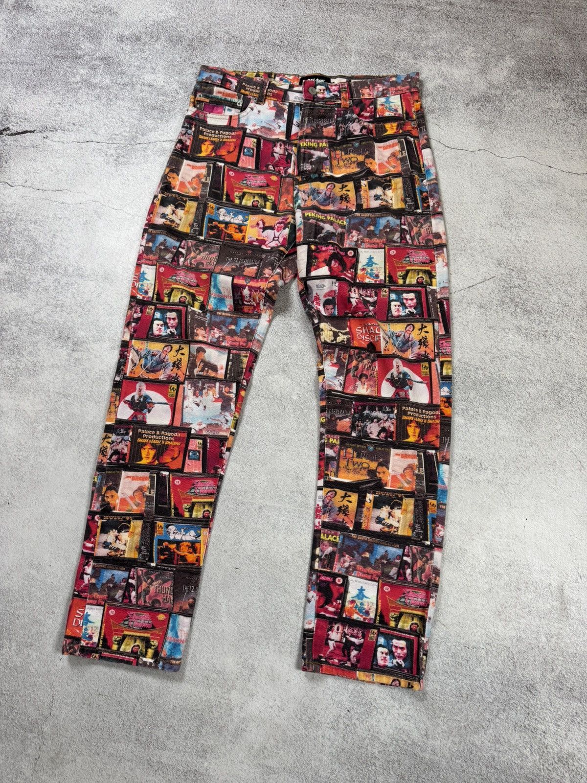 Palace Palace all over print denim pecking trousers streetwear Rare Size US 32 / EU 48 - 1 Thumbnail