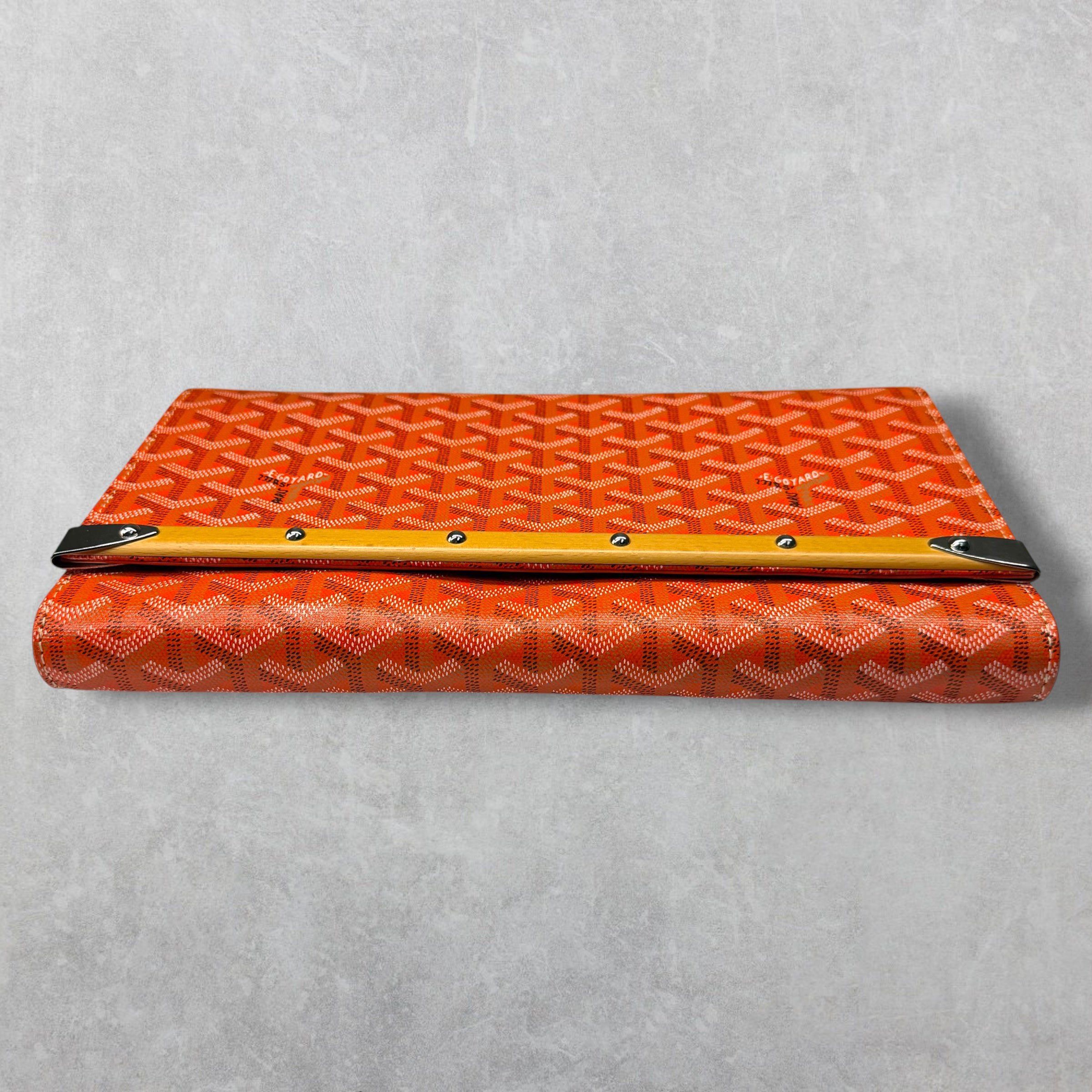 Goyard Goyard Orange Monte Carlo Bois Clutch Size ONE SIZE - 2 Thumbnail