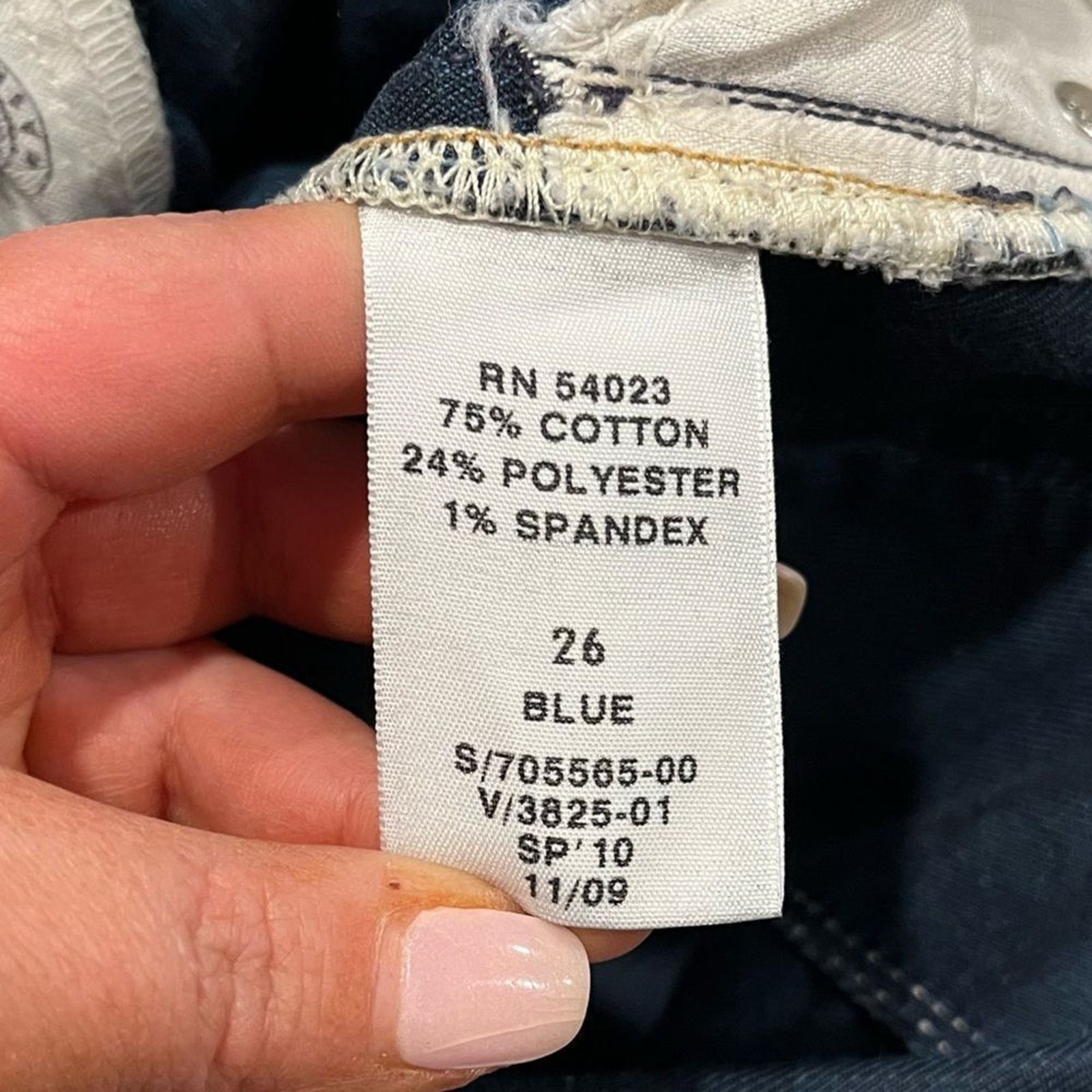 Gap Gap 1969 Mid-Rise Jeans Tapered Leg Slim Fit Stretch Denim Size 26" / US 2 / IT 38 - 9 Thumbnail