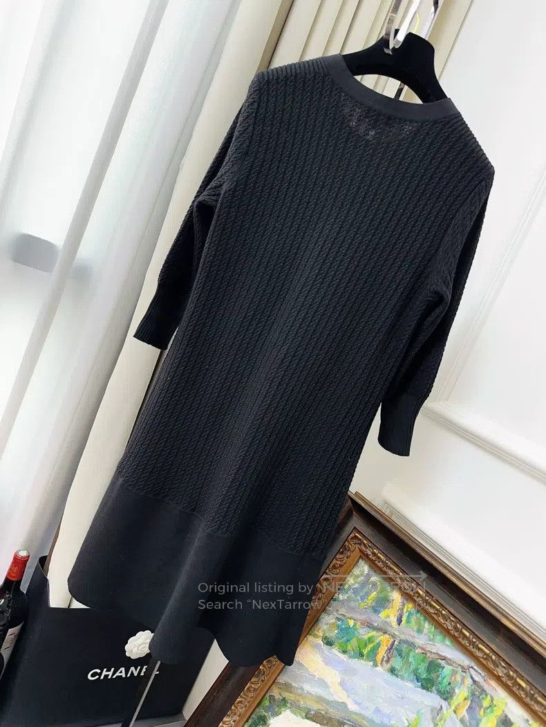 Chanel Chanel Hamburg series anchor buckle black long-sleeved kni Size XS / US 0-2 / IT 36-38 - 2 Thumbnail