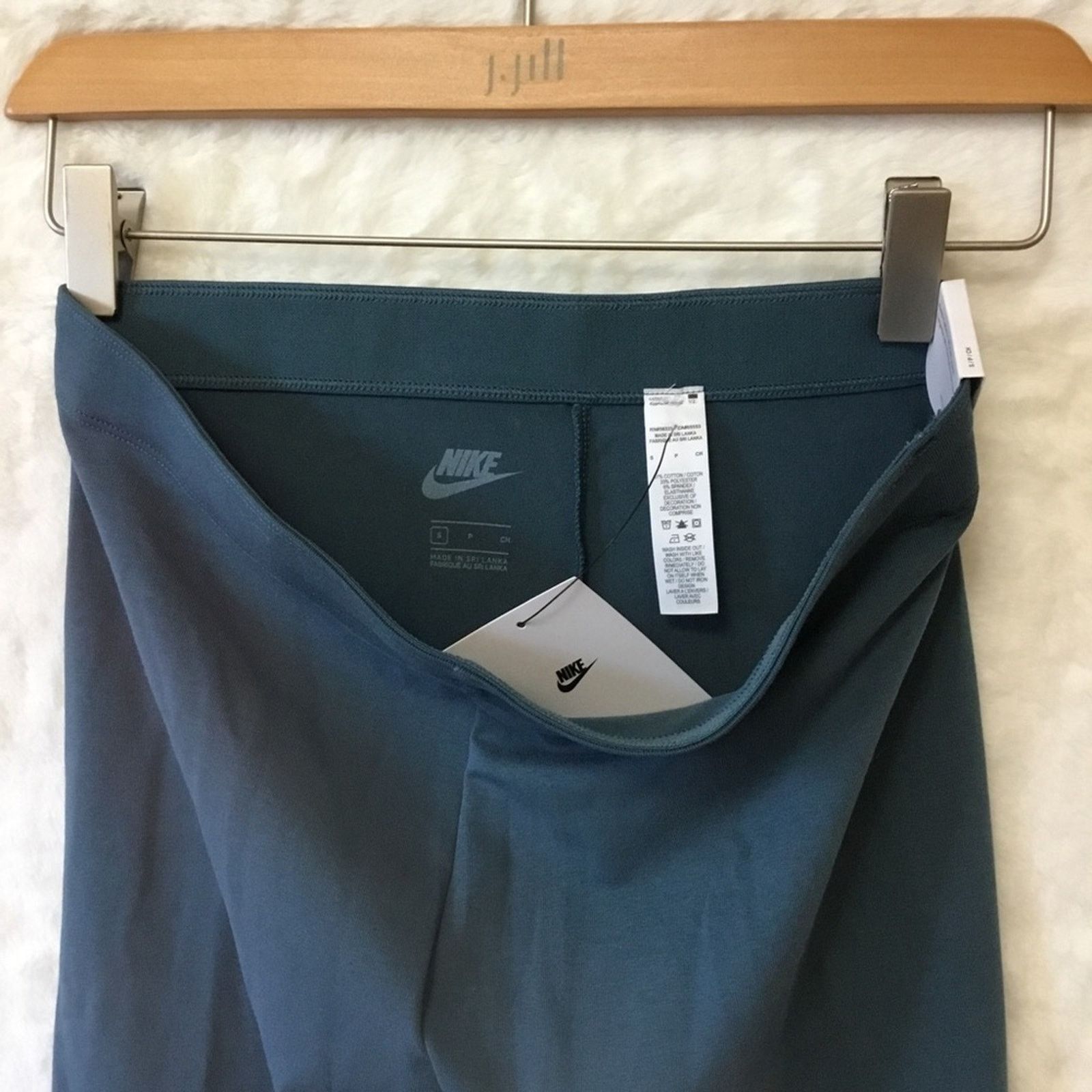 Nike Nike Dark Green 7/8 Leggings Size 28" / US 6 / IT 42 - 6 Thumbnail