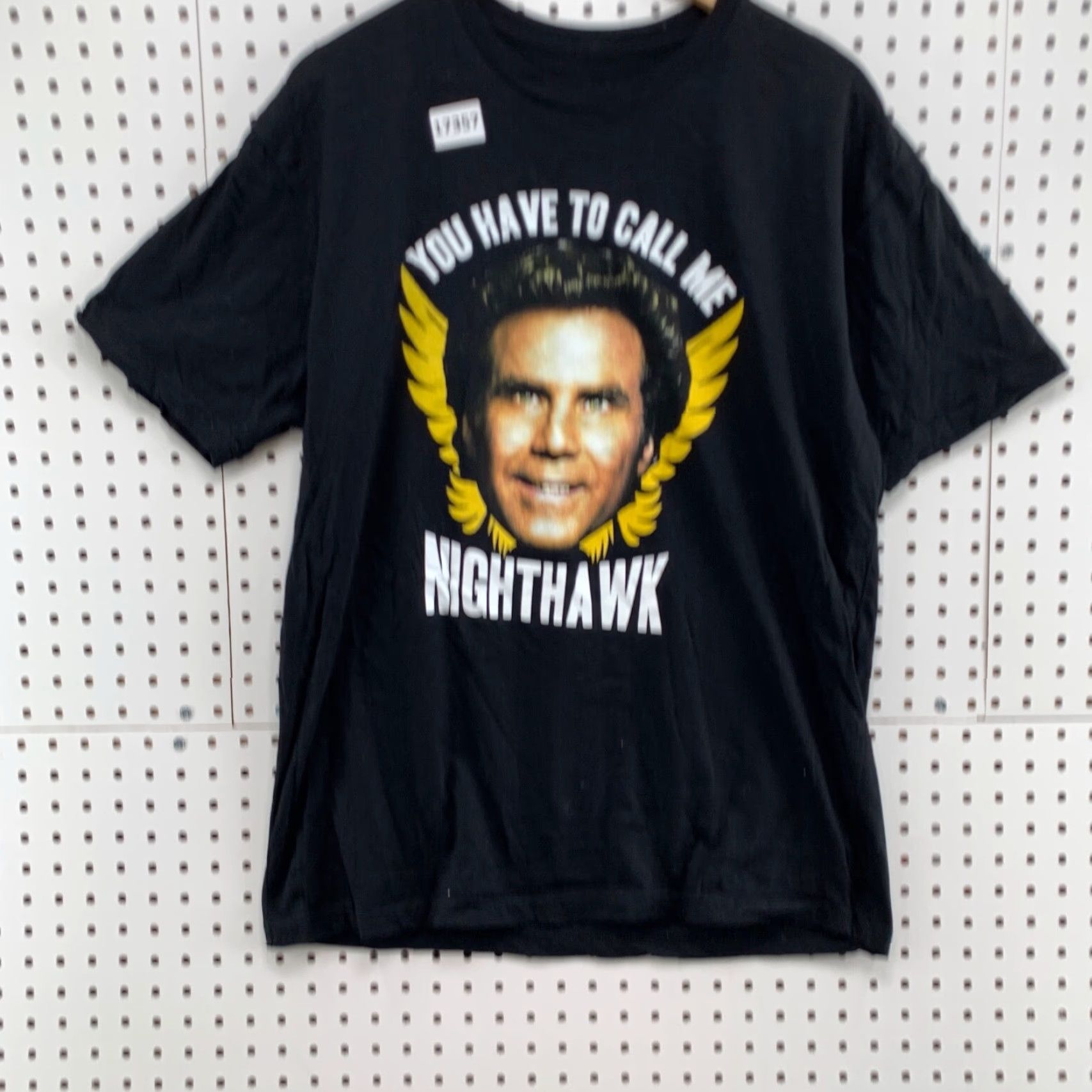 Vintage Night Hawk Shirt Men Black Short Sleeve Movie Will Ferrel Adult L Night Hawk Shirt Black Short Sleeve Movie Will Ferrel Size US L / EU 52-54 / 3 - 5 Thumbnail