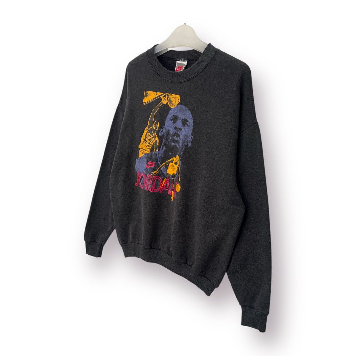 Jordan Brand 🔥 Vintage 90's Nike Grey tag Micheal Jordan Sweatshirt Size US S / EU 44-46 / 1 - 2 Thumbnail