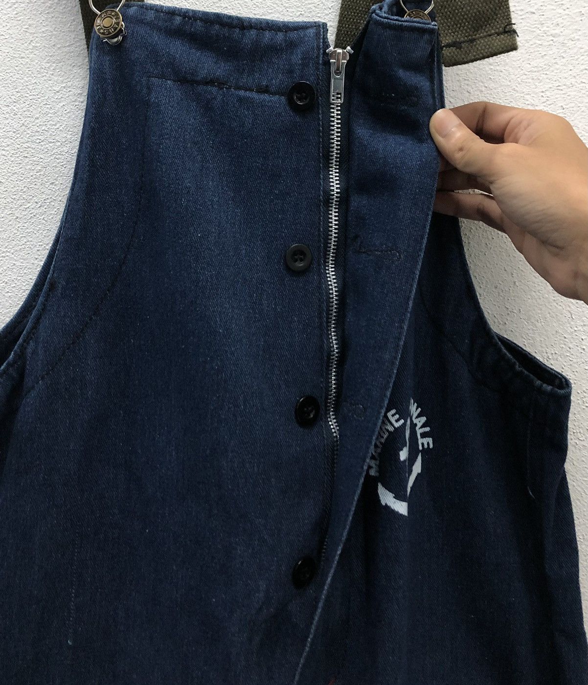 Vintage Vintage Jeans Marine Ationale Overalls Size US 36 / EU 52 - 9 Thumbnail