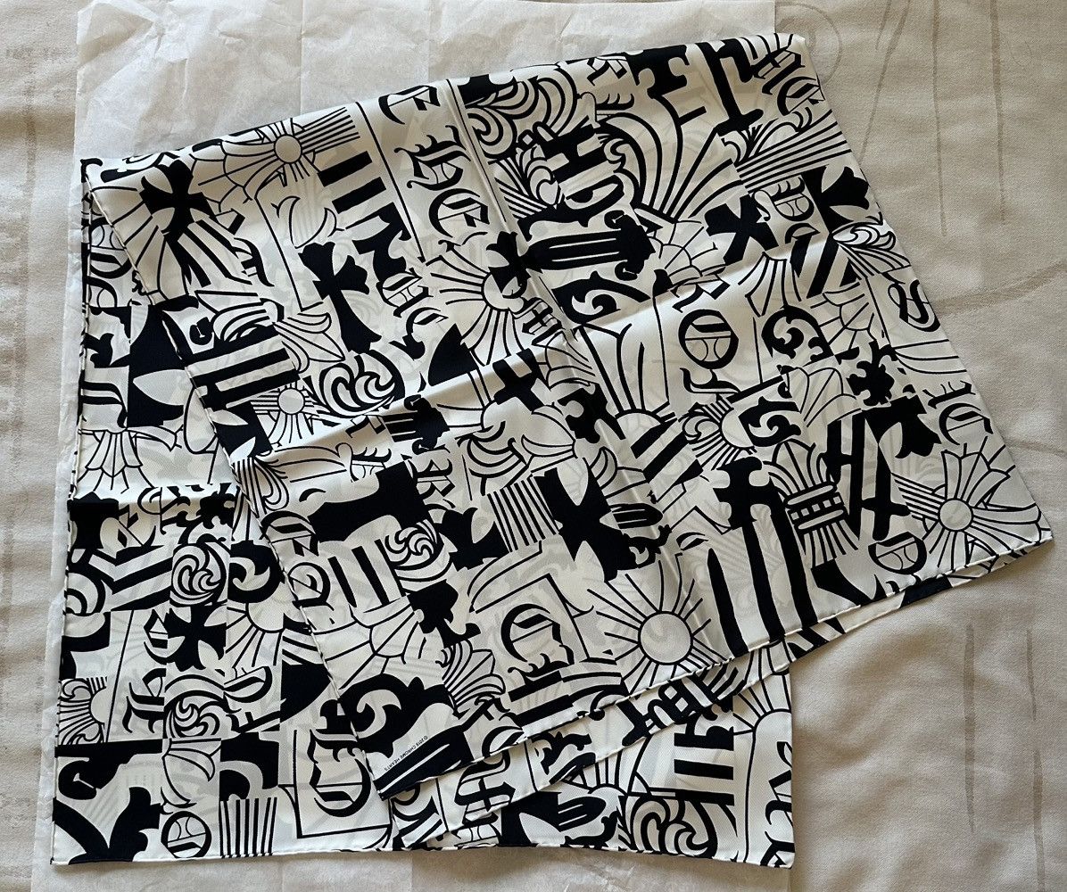 Chrome Hearts Chrome hearts 100% Silk Square Scarf Size ONE SIZE - 2 Thumbnail