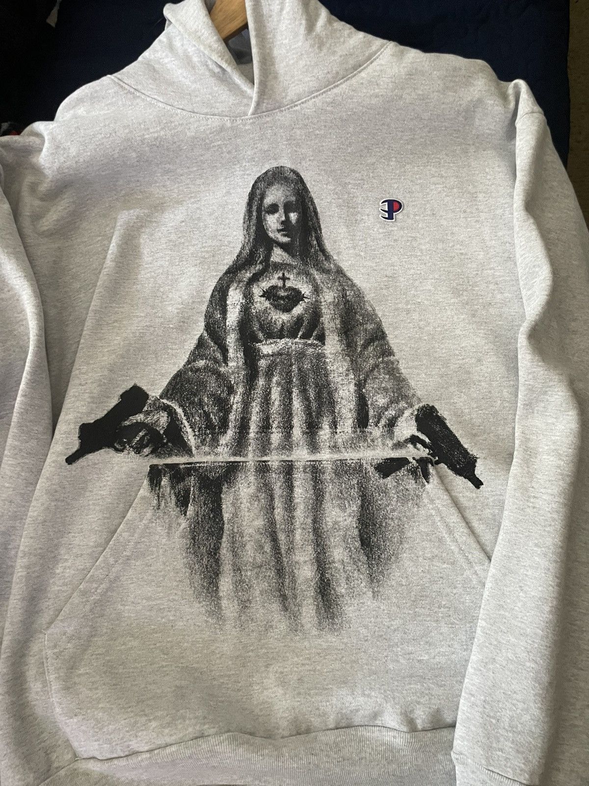 Paraphernalia virgin mary uzi hoodie XL