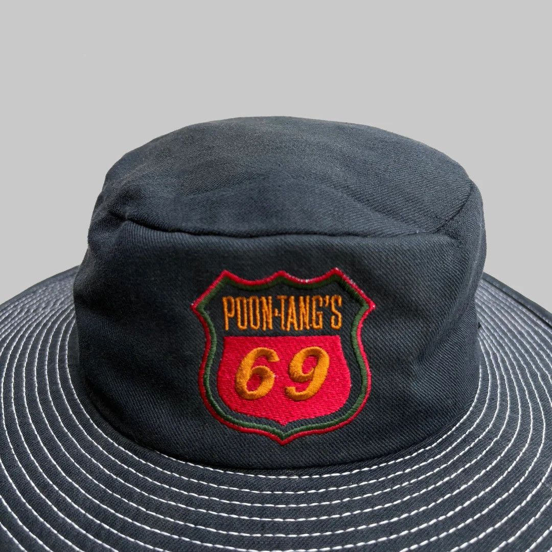 Vintage Poon Tang 69 2000 Vintage Boonie Bucket Streetwear Hat Size ONE SIZE - 2 Thumbnail