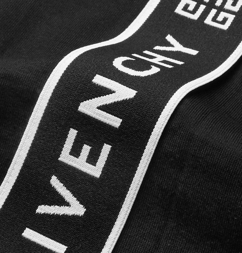 Givenchy Givenchy - Logo-Jacquard Cotton-Jersey T-Shirt - Black Size US XXL / EU 58 / 5 - 3 Thumbnail