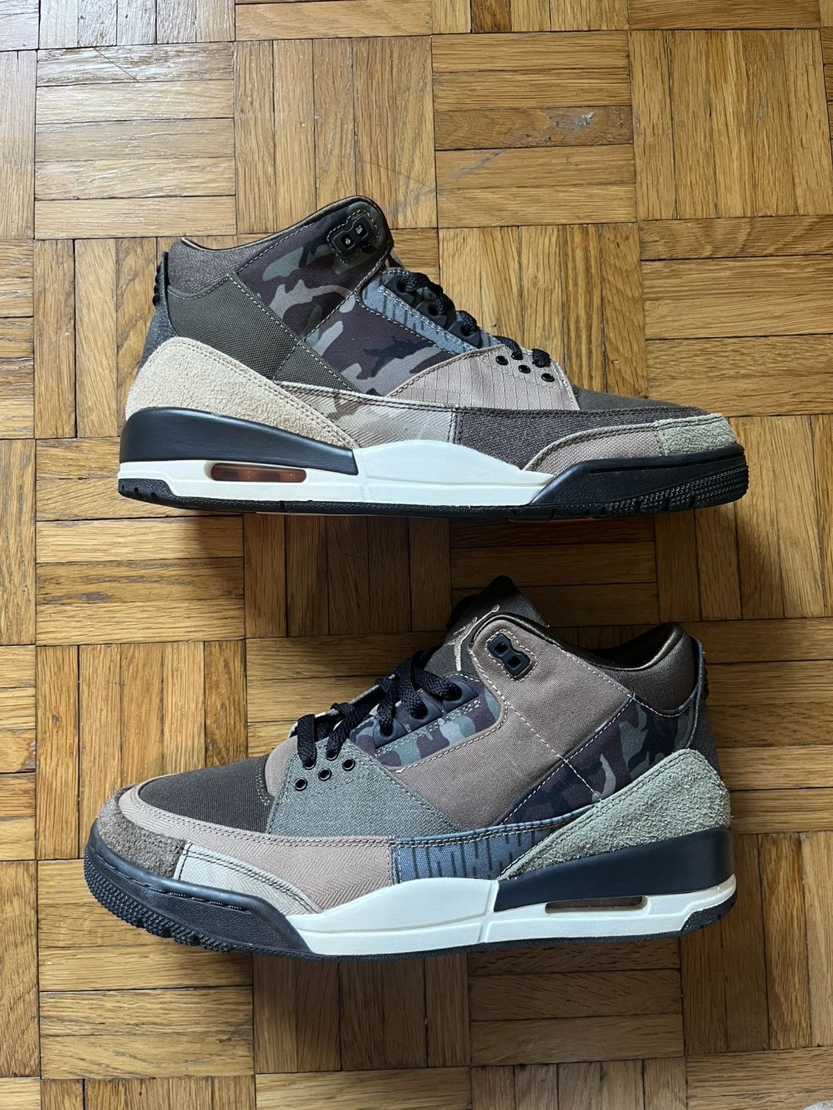 Jordan Brand Air Jordan 3 Patchwork Camo Size US 10.5 / EU 43-44 - 9 Thumbnail