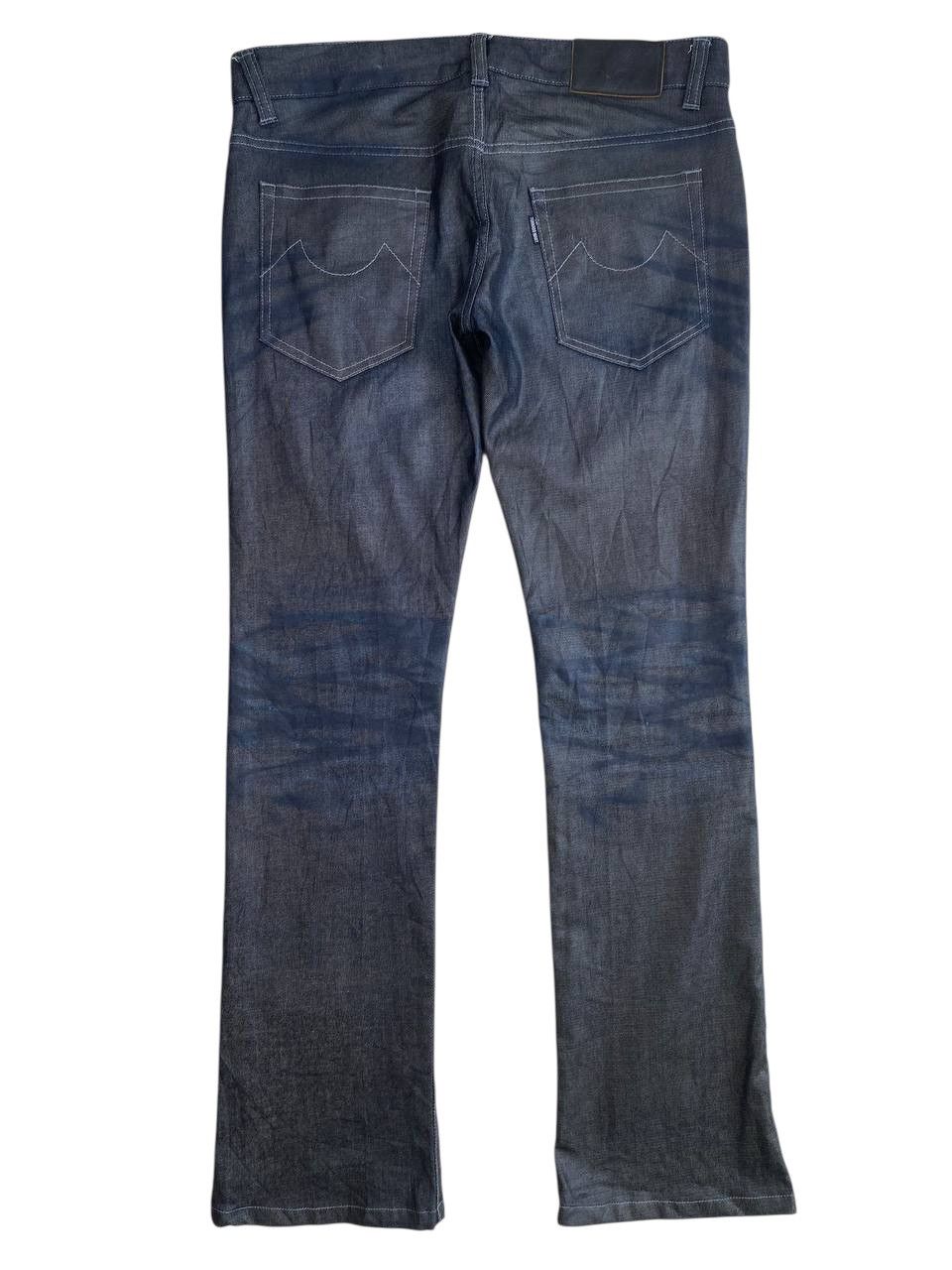Tornado Mart 2000’s Tornado Mart Japan Stonewash Waxed Denim Size US 34 / EU 50 - 9 Thumbnail