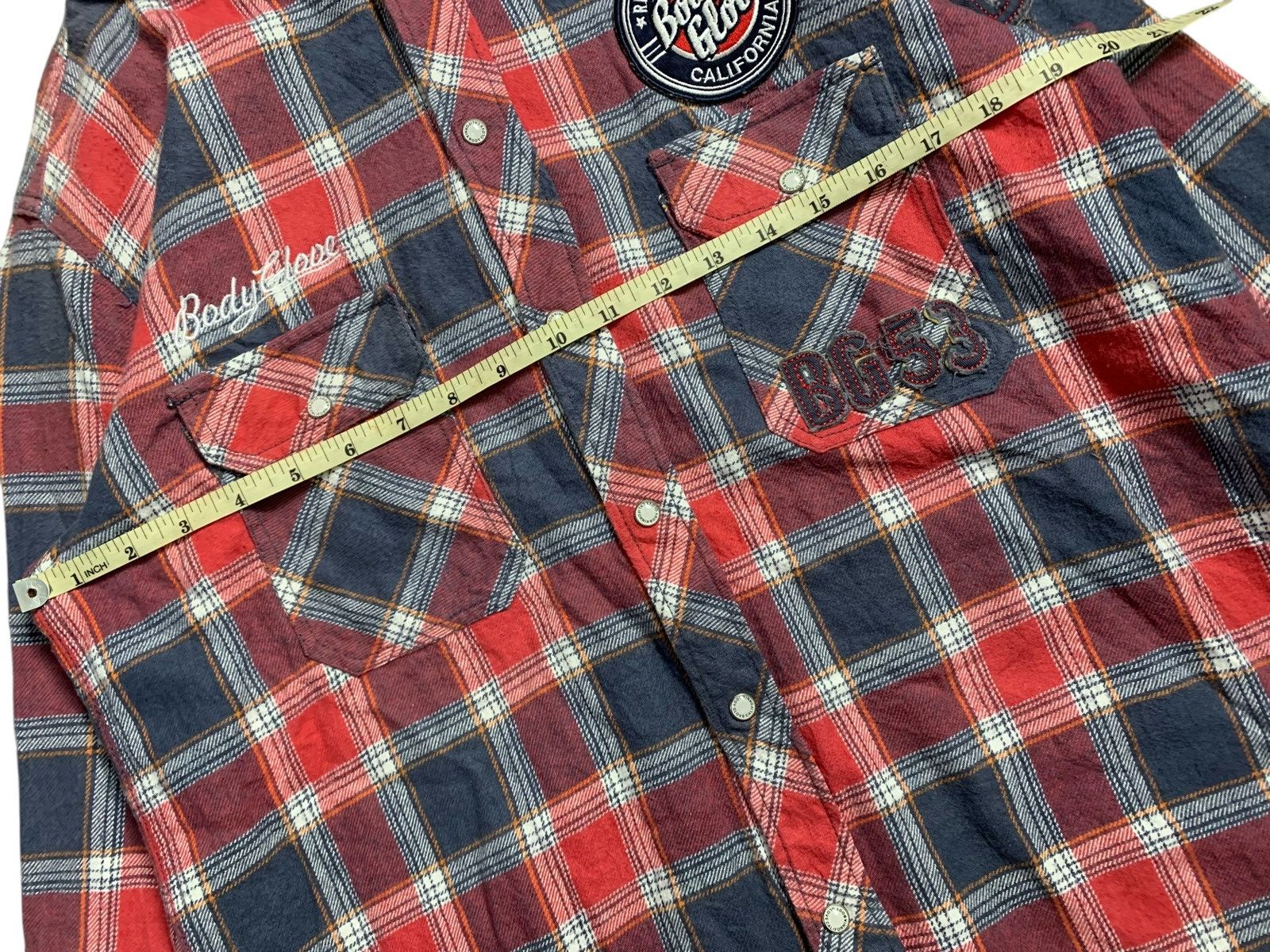 Beauty Beast BG53 FAUX SHIRT HOODIE POEM TARTAN IFSIX LGB JUNYA CDG STYLE Size US L / EU 52-54 / 3 - 12 Thumbnail