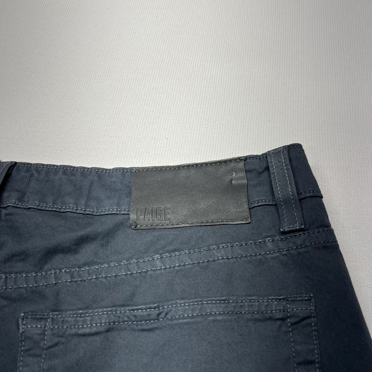 Paige Paige Pants Blue Normandie Straight Chino Preppy Casual Size US 33 - 13 Thumbnail